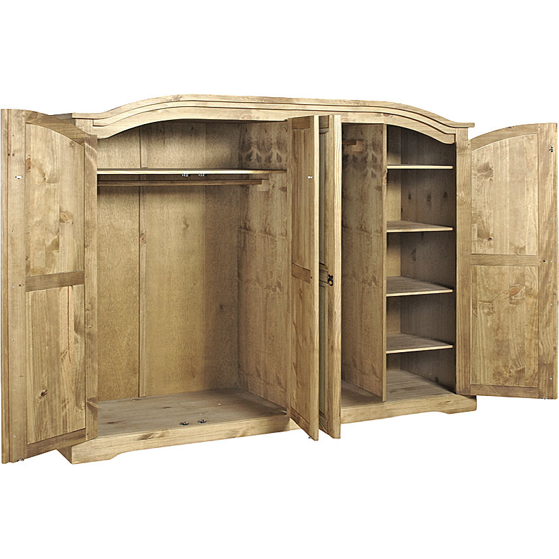 Home & Haus Corona 4 Door Wardrobe Wayfair UK