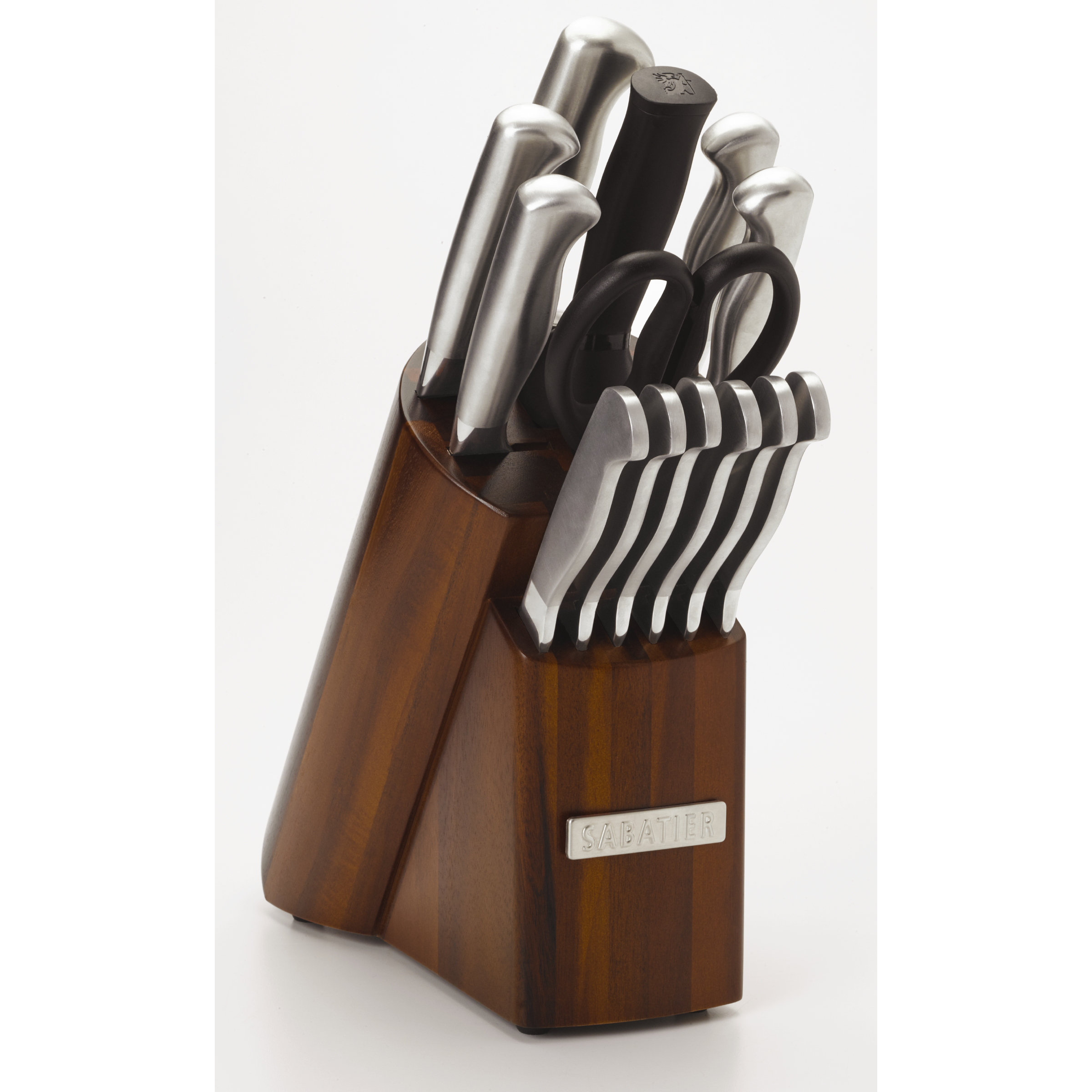 sabatier knife set with sharpener
