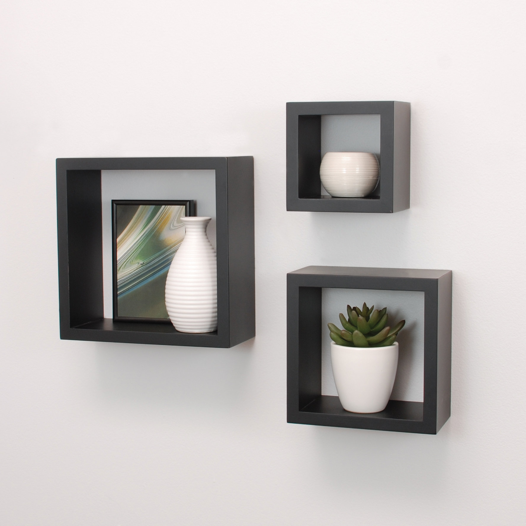 nexxt Design Cubbi 3 Piece Wall Shelf Set & Reviews | Wayfair