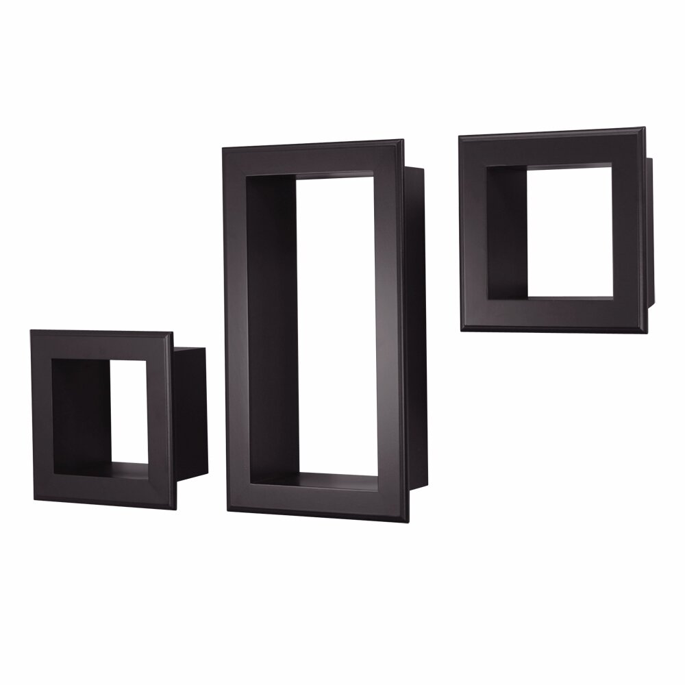 nexxt Design Cubbi Framed 3 Piece Wall Shelf Set &amp; Reviews 