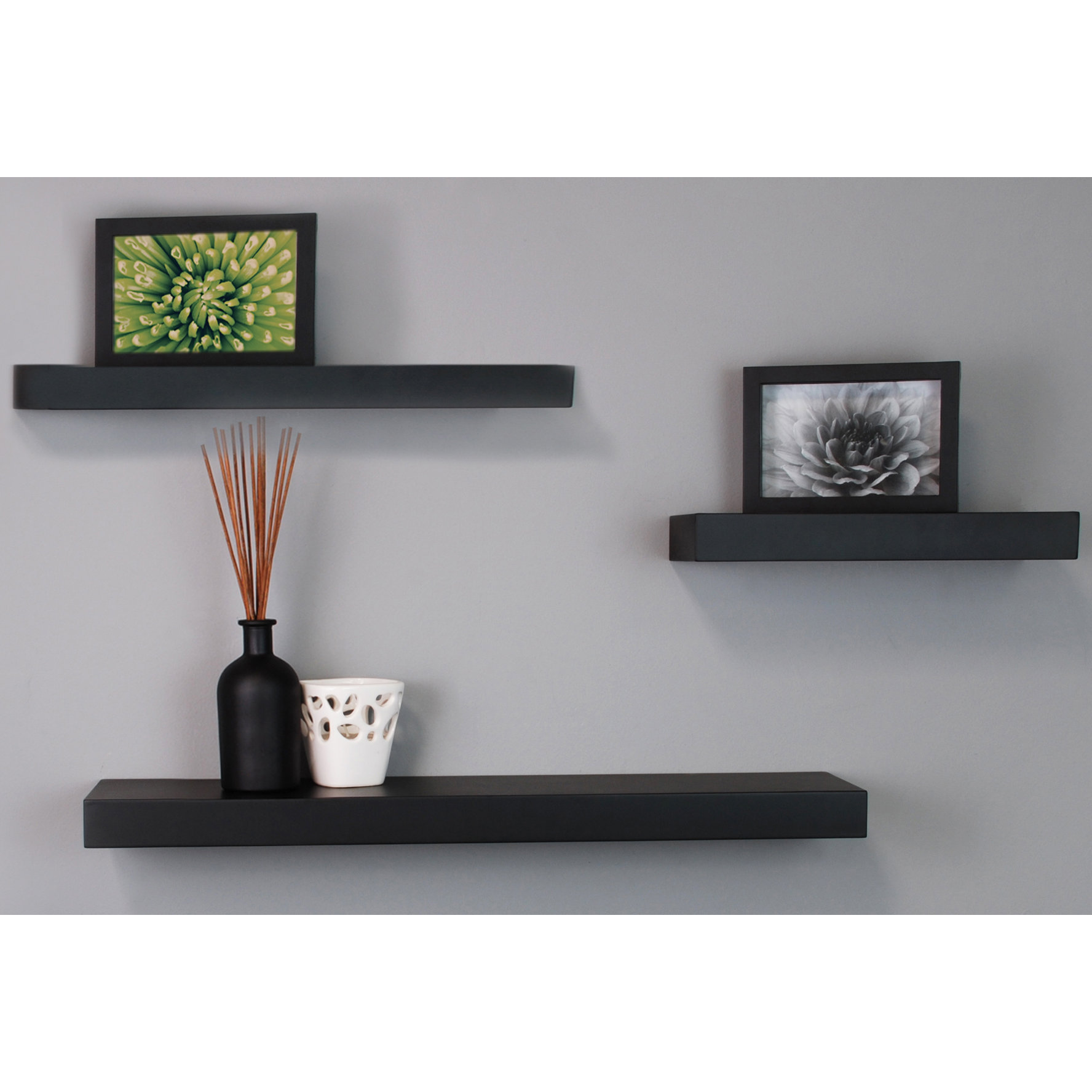 nexxt Design 3 Piece Maine Wall Shelf Set & Reviews | Wayfair