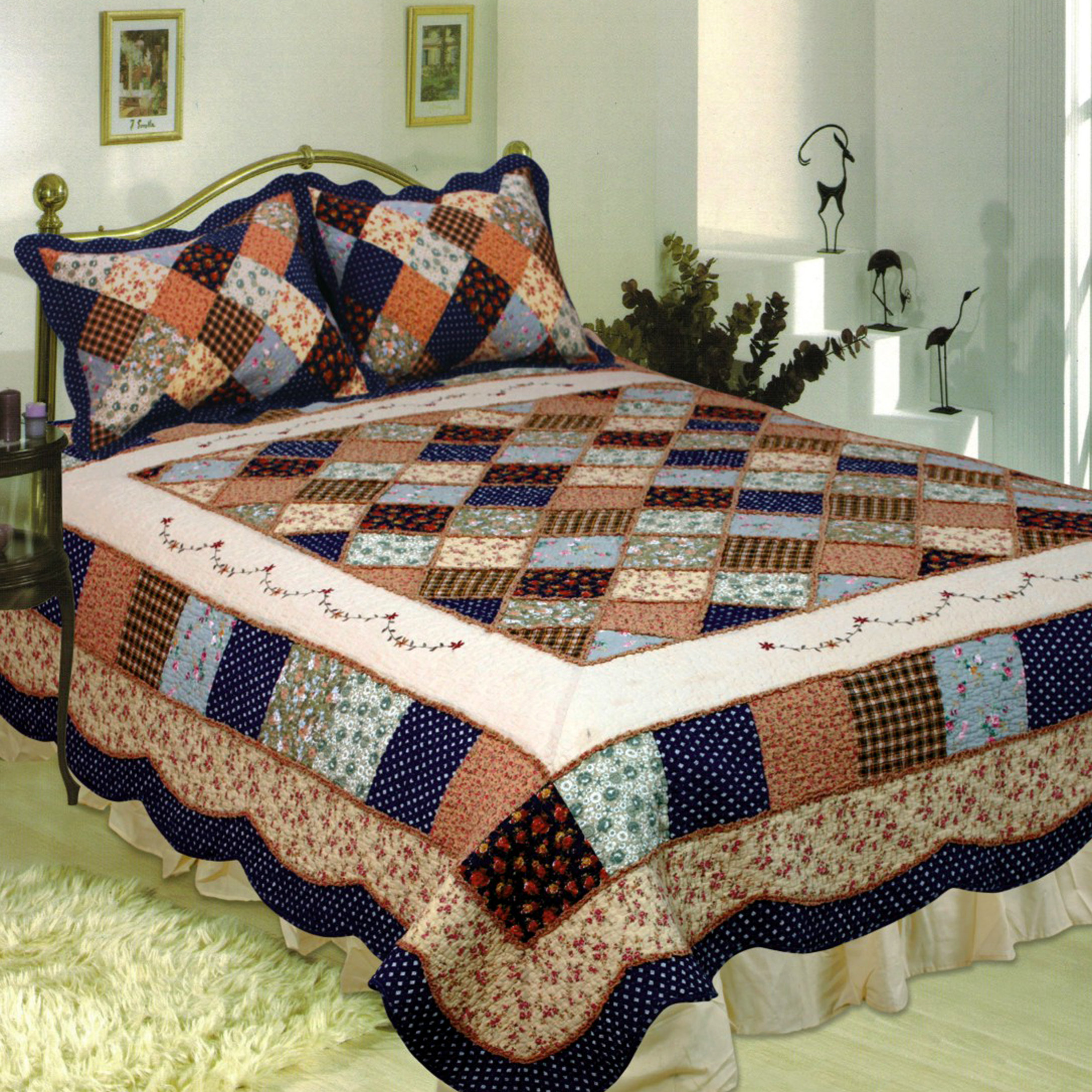 Elegant Decor Williamsburg Quilt Collection & Reviews Wayfair