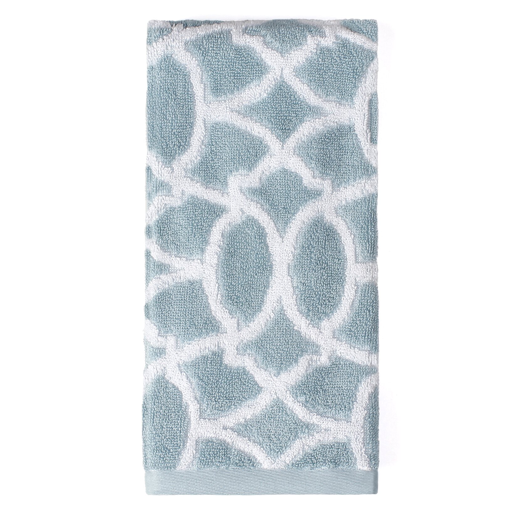 saturday knight watercolor lattice towel collectio