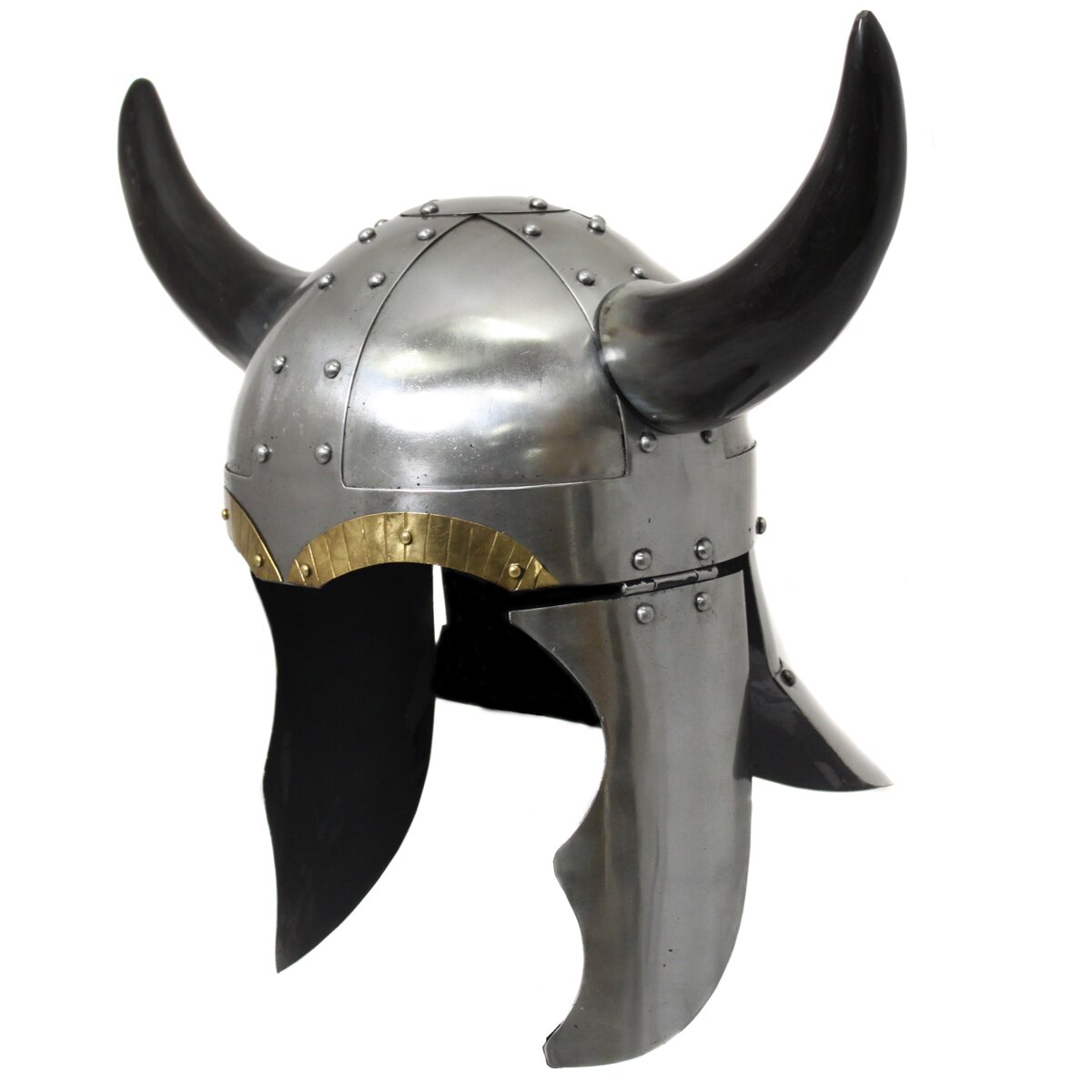 EC World Imports Antique Replica Norse Viking Horned Battle Armor Helmet | Wayfair