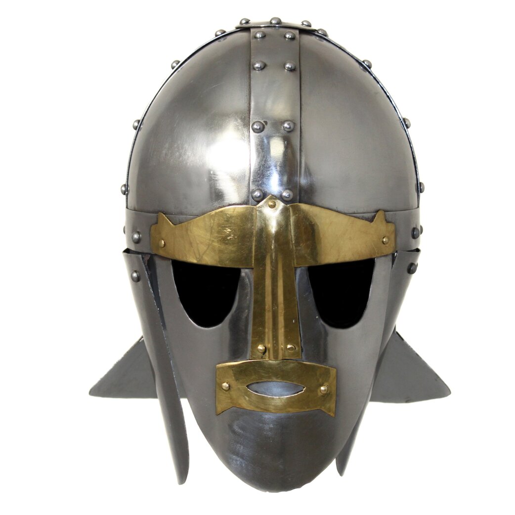 EC World Imports Antique Replica 6th Century Anglo Saxon Sutton Hoo   Antique Replica 6th Century Anglo Saxon Sutton Hoo Ceremonial Helmet 8880606 