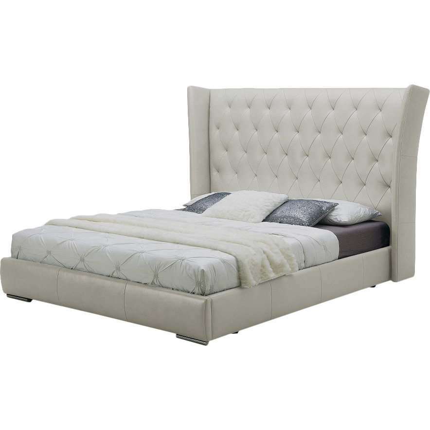 J&M Furniture Upholstered Platform Bed & Reviews Wayfair