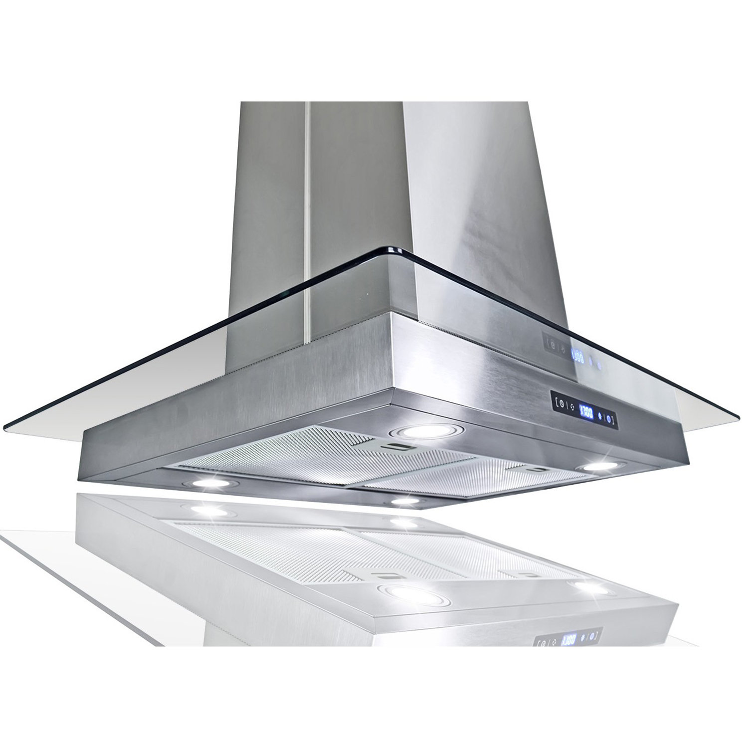 GoldenVantage 29.4" 400 CFM Convertible Island Range Hood Wayfair