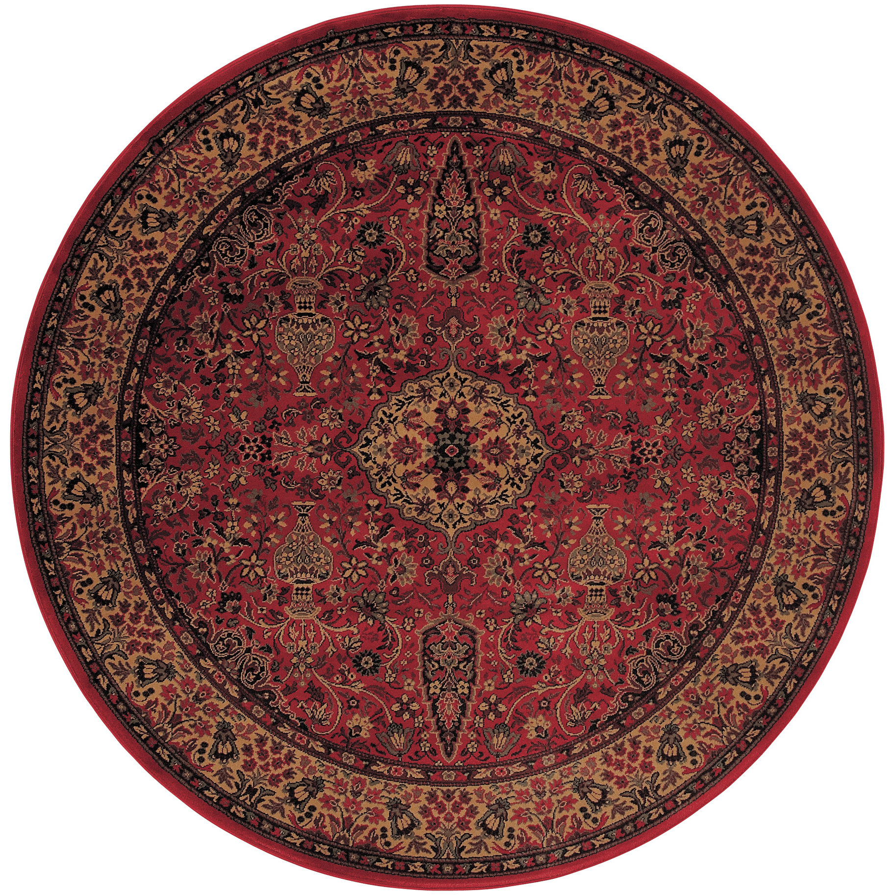 Couristan Everest Red/Gold Area Rug & Reviews | Wayfair.ca