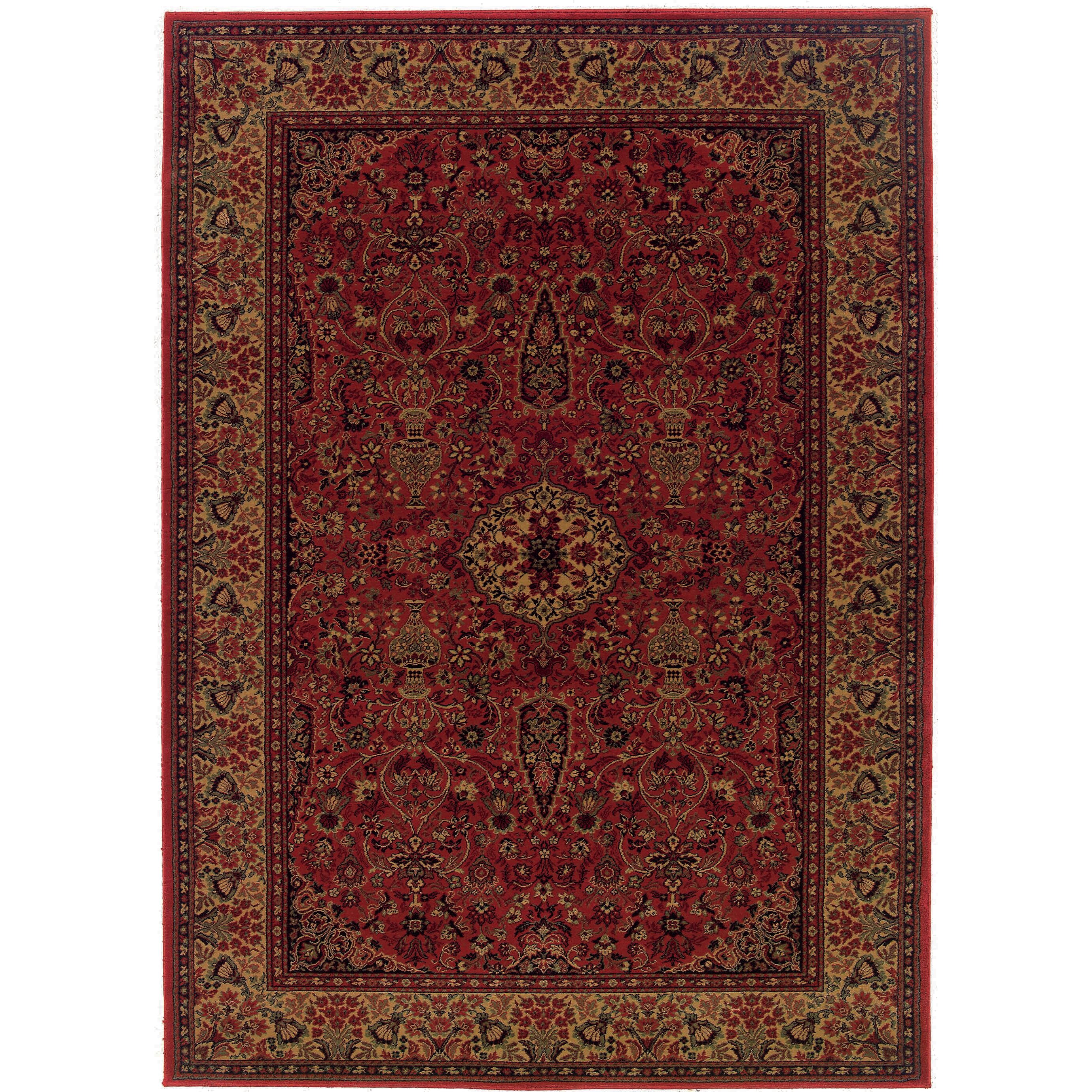 Couristan Everest Red Gold Area Rug & Reviews 