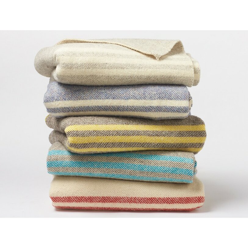 Coyuchi Striped Wool Blanket | Wayfair.ca