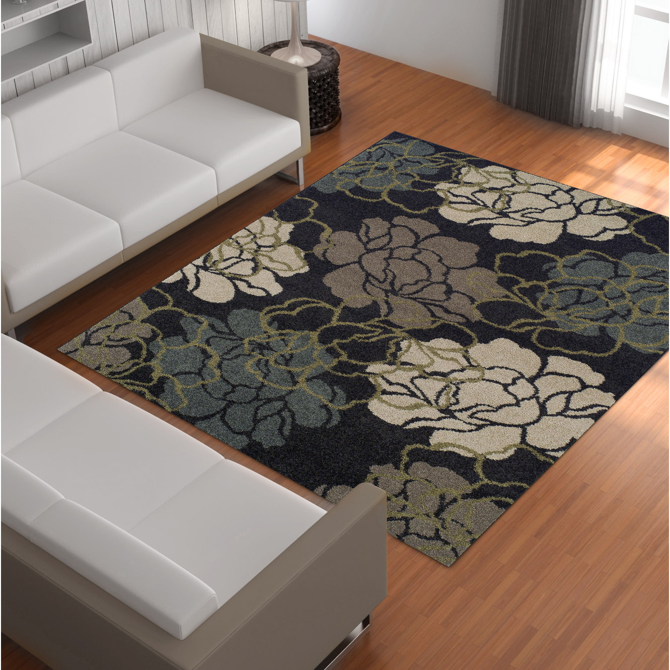 Dalyn Rug Co. Marcello Black Area Rug & Reviews Wayfair