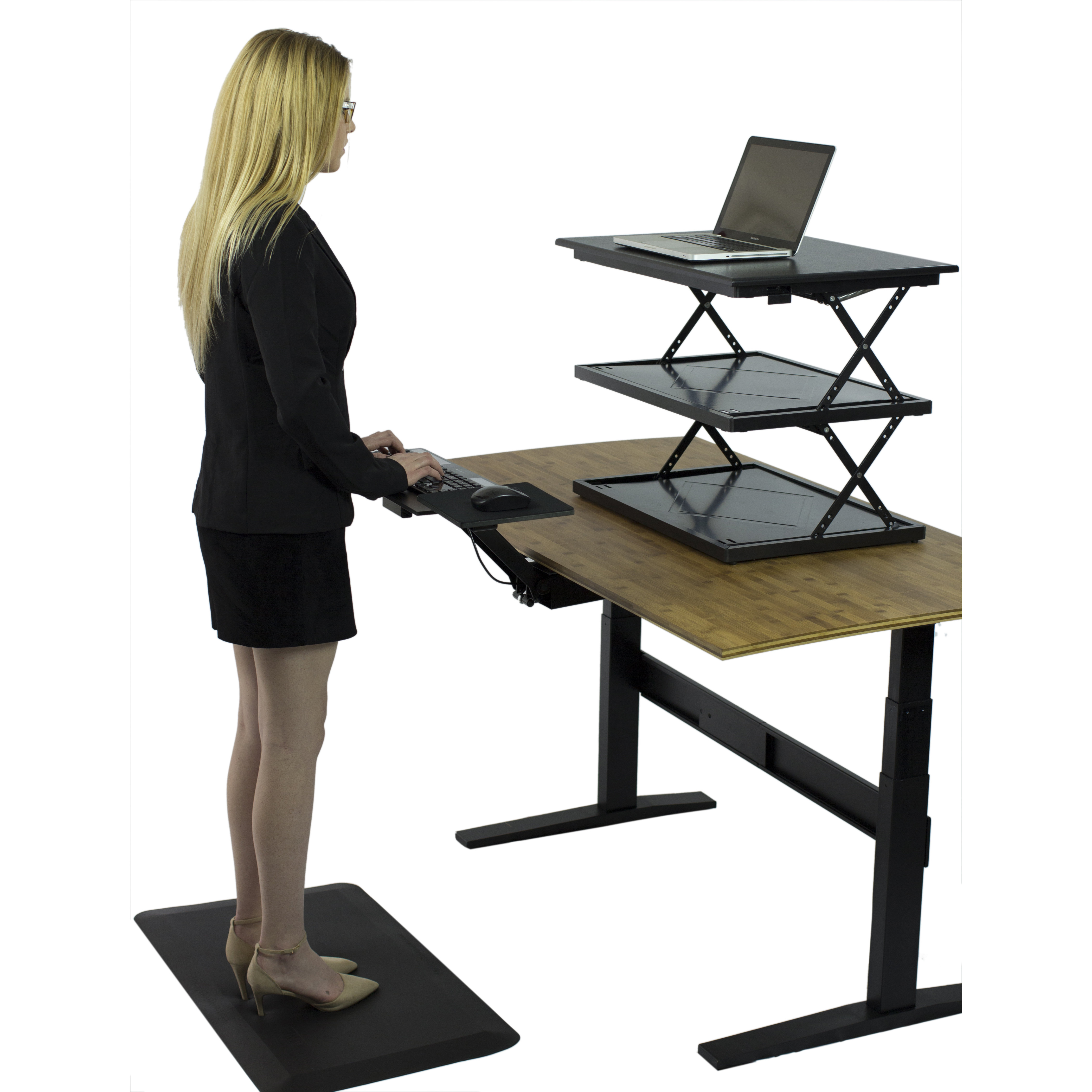 Uncaged Ergonomics Computer Keyboard Tray for Sitting and Standing Desk ...