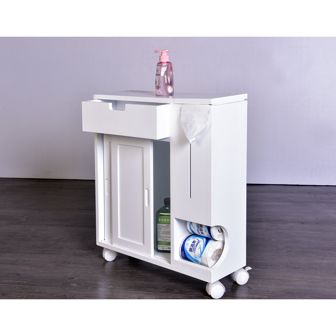 Wellyer Bathroom 19.69" x 22.83" Free Standing Cabinet & Reviews | Wayfair