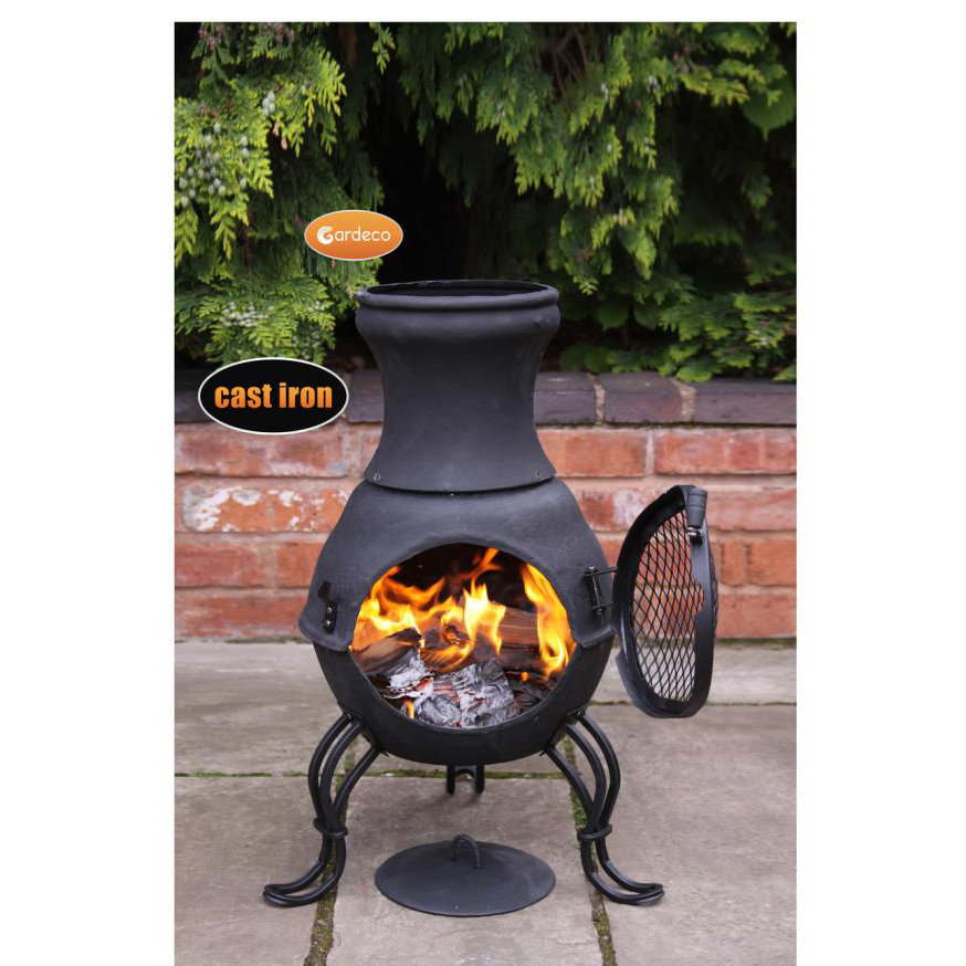 Gardeco Billie Cast Iron Chiminea & Reviews Wayfair UK