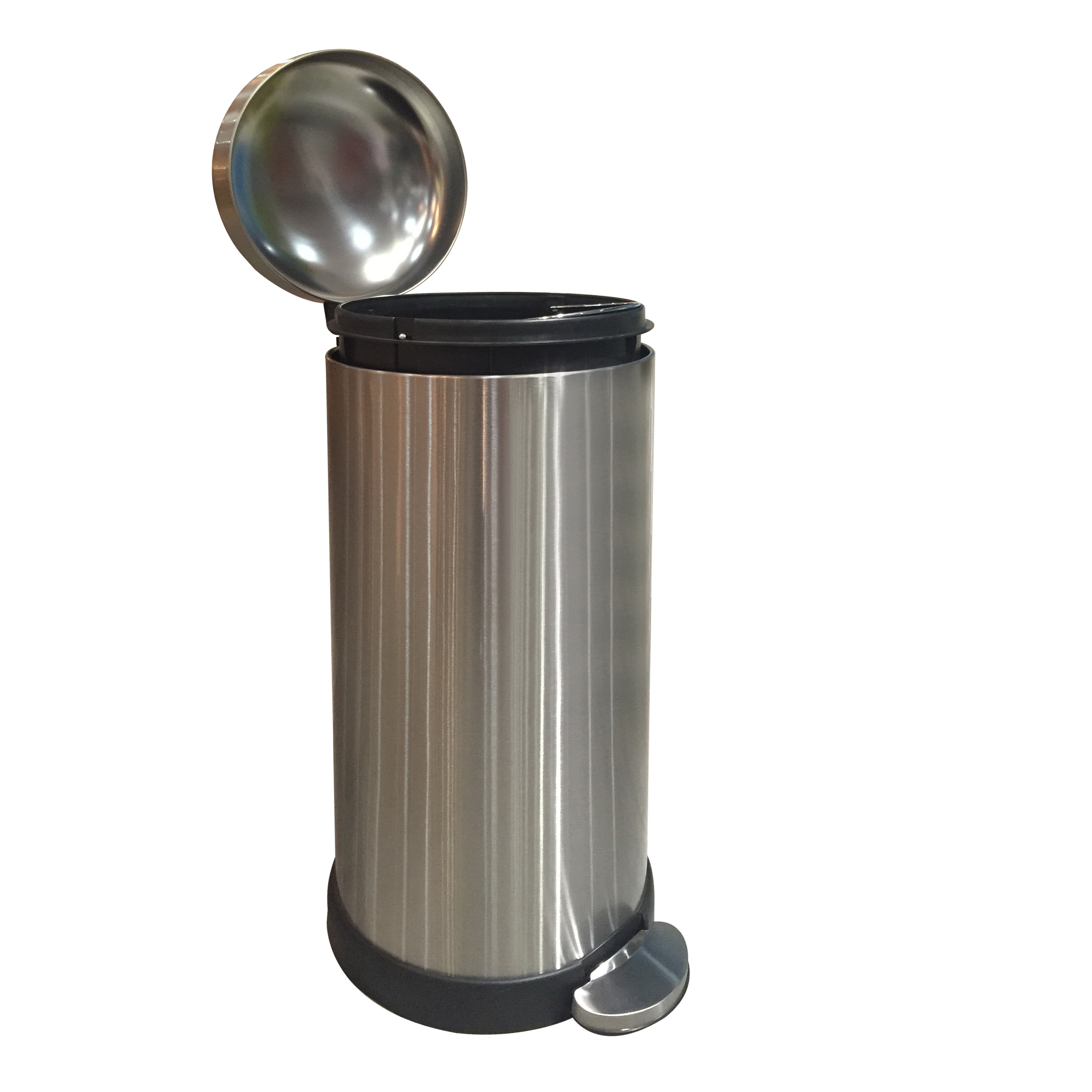 JoyWare 8 Gallon StepOn Stainless Steel Trash Can & Reviews Wayfair