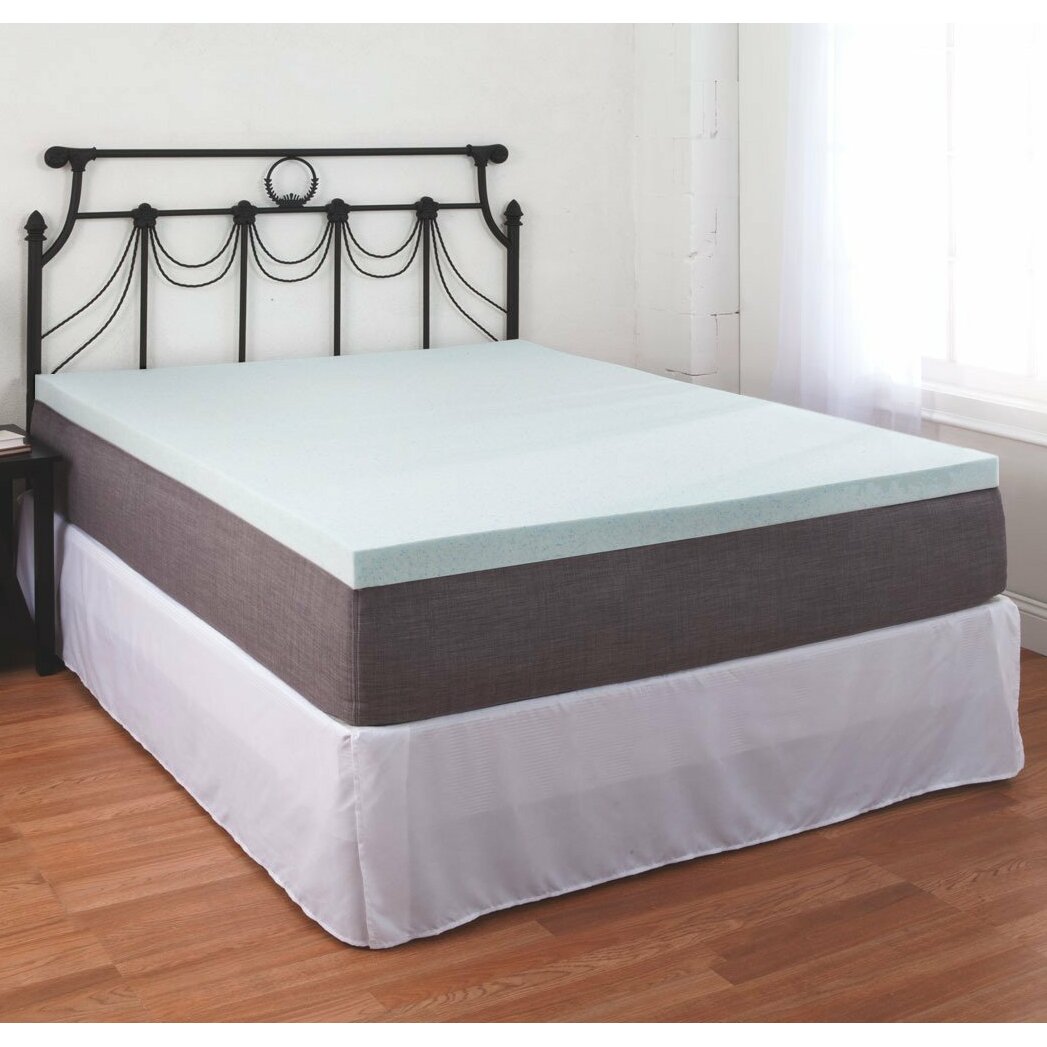 eLuxury Supply Gel Memory Foam Mattress Topper | Wayfair