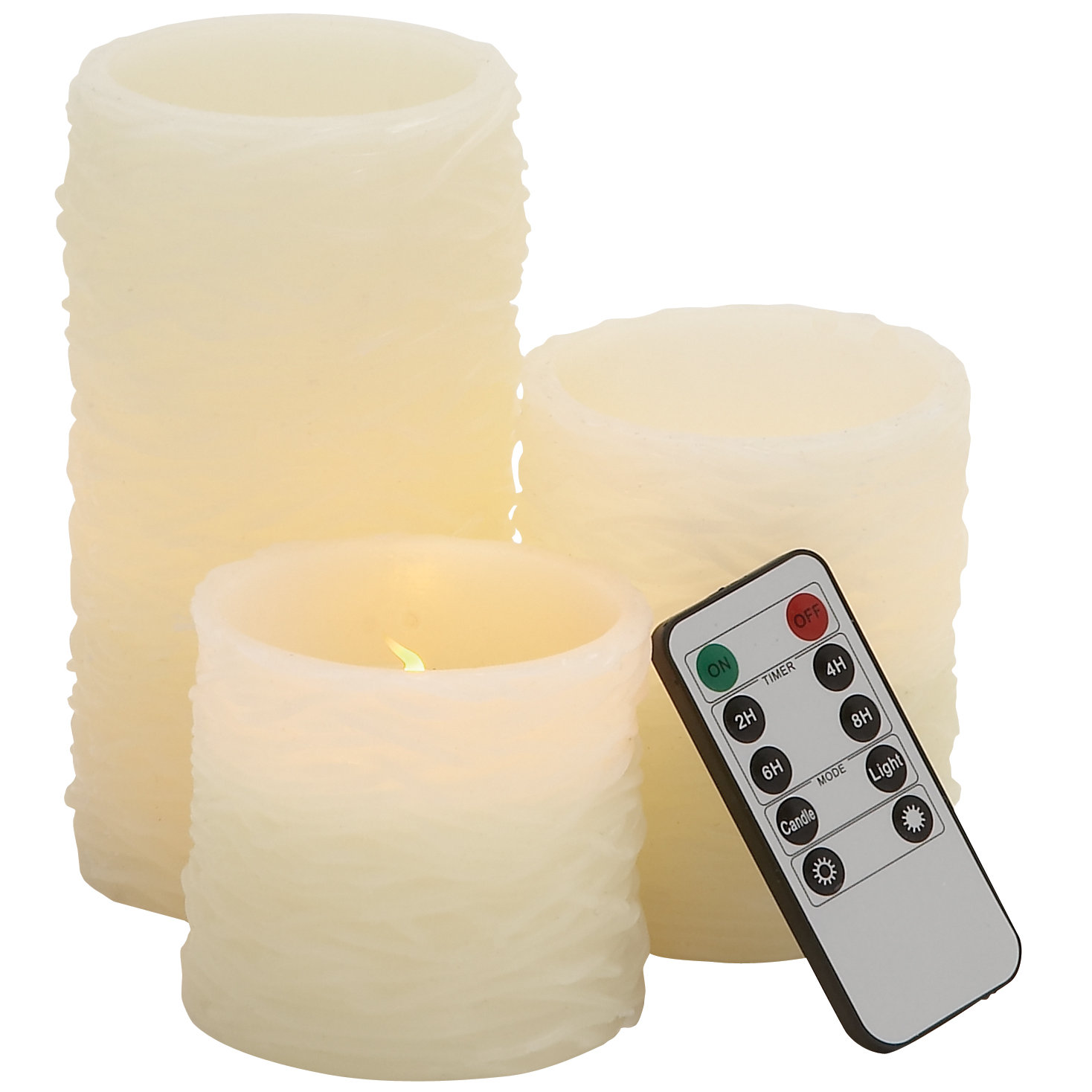 Cole & Grey 3 Piece Flameless Candle Set & Reviews Wayfair