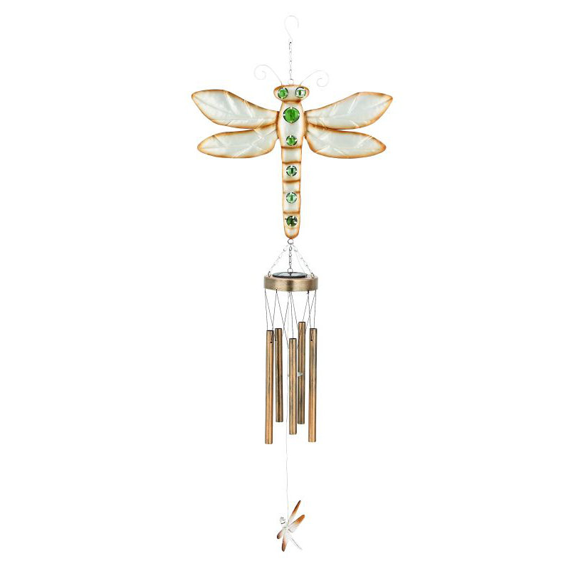 Cole Grey Metal Dragonfly Wind Chime Wayfair Cole Grey Metal Dragonfly Wind Chime