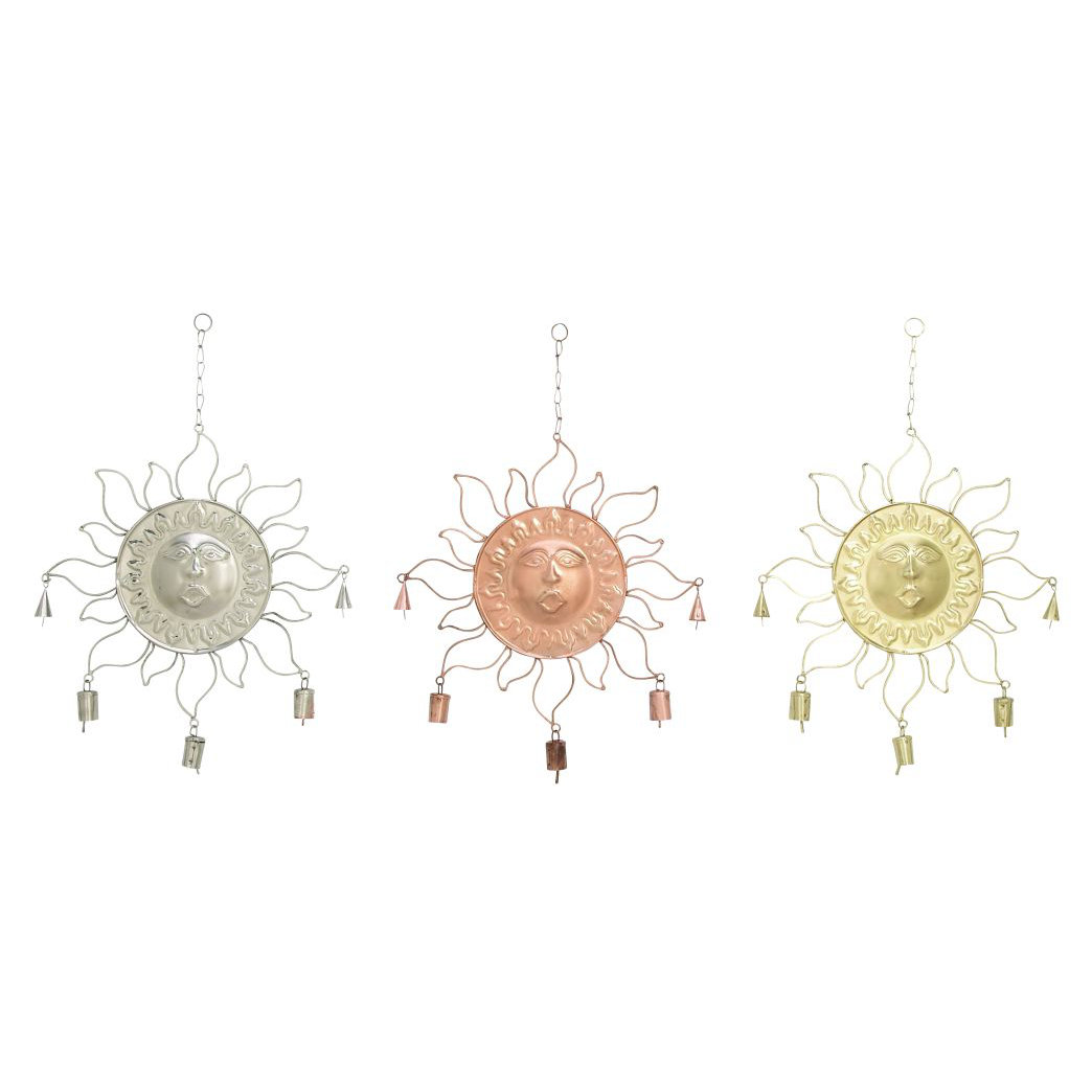 Cole Grey Metal Sun Wind Chime Wayfair Cole Grey Metal Sun Wind Chime