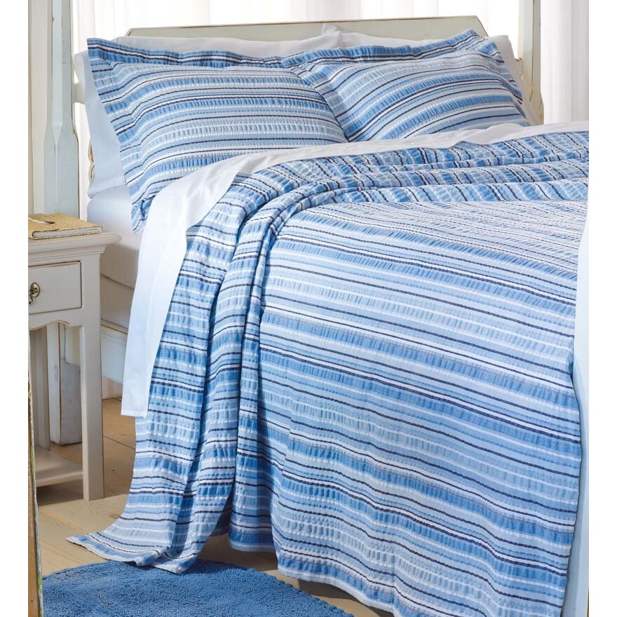 Plow & Hearth Seersucker Bedspread & Reviews | Wayfair