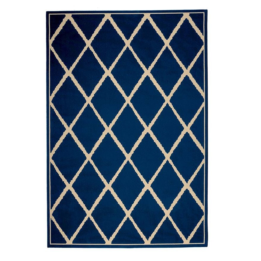 Plow & Hearth Surry Navy Indoor/Outdoor Area Rug & Reviews Wayfair