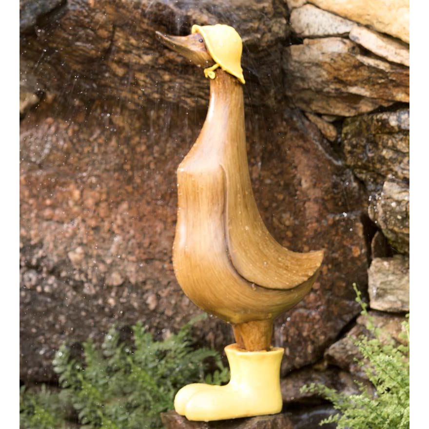 resin duck statue