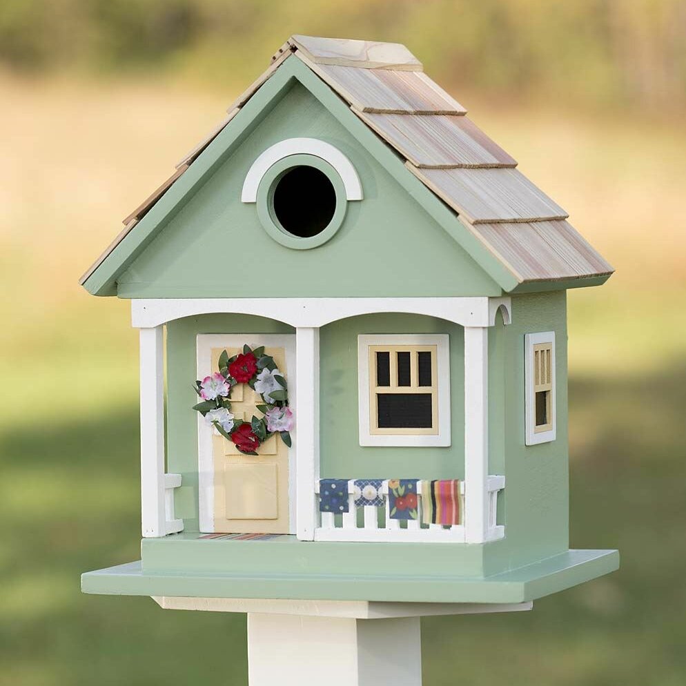 Plow & Hearth Spring Cottage Mounted Birdhouse & Reviews | Wayfair