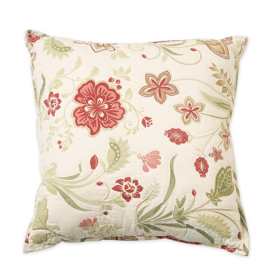 Plow & Hearth Jacobean Vine Cotton Throw Pillow Wayfair.ca