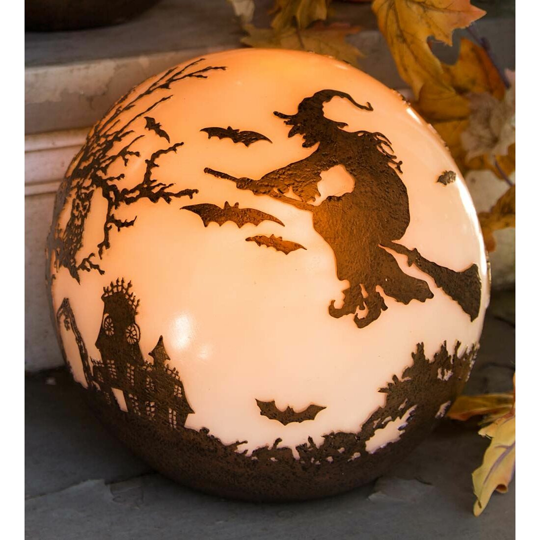 Plow And Hearth Halloween Glowing Luminary Globe And Reviews Wayfair