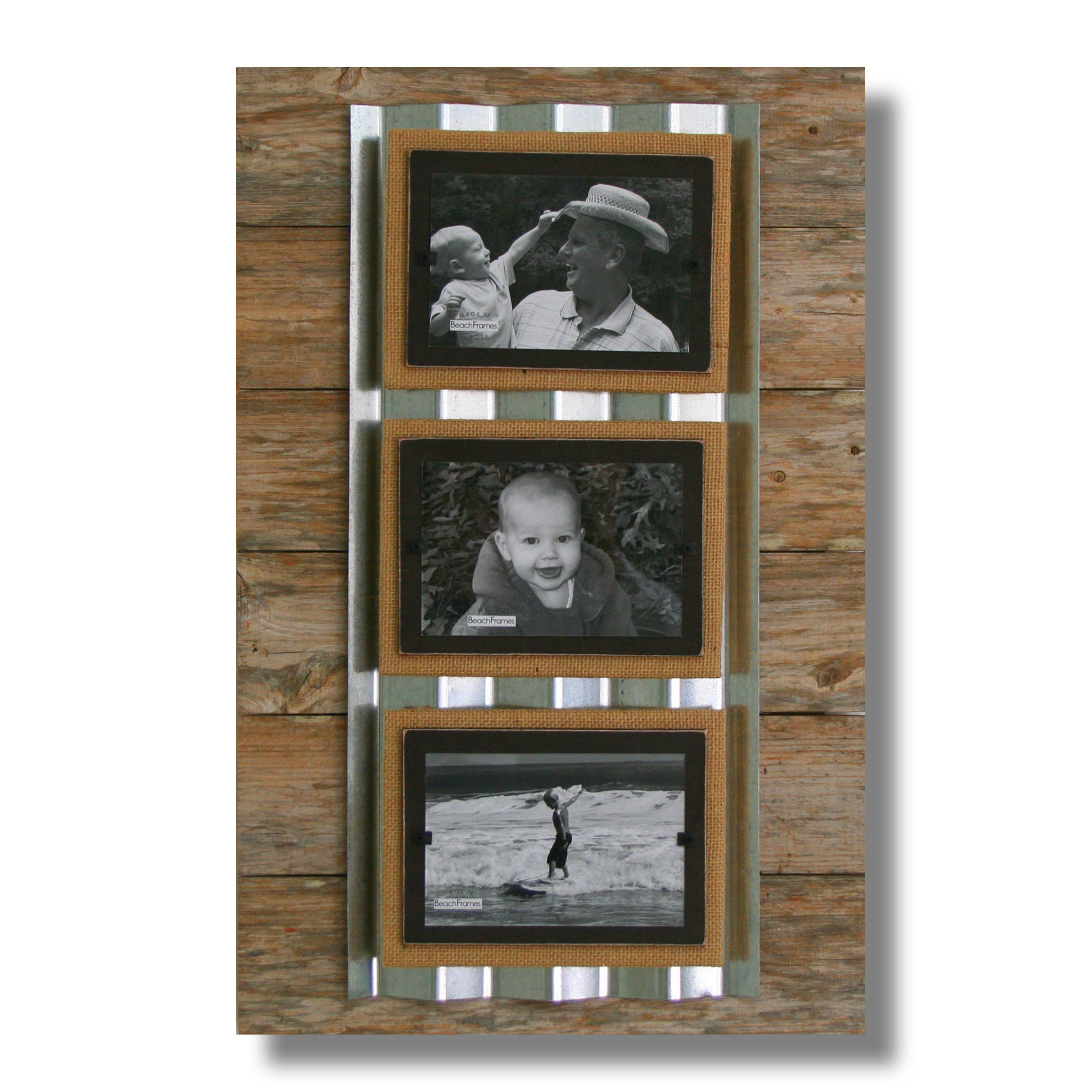 Beach Frames Triple Picture Frame & Reviews Wayfair