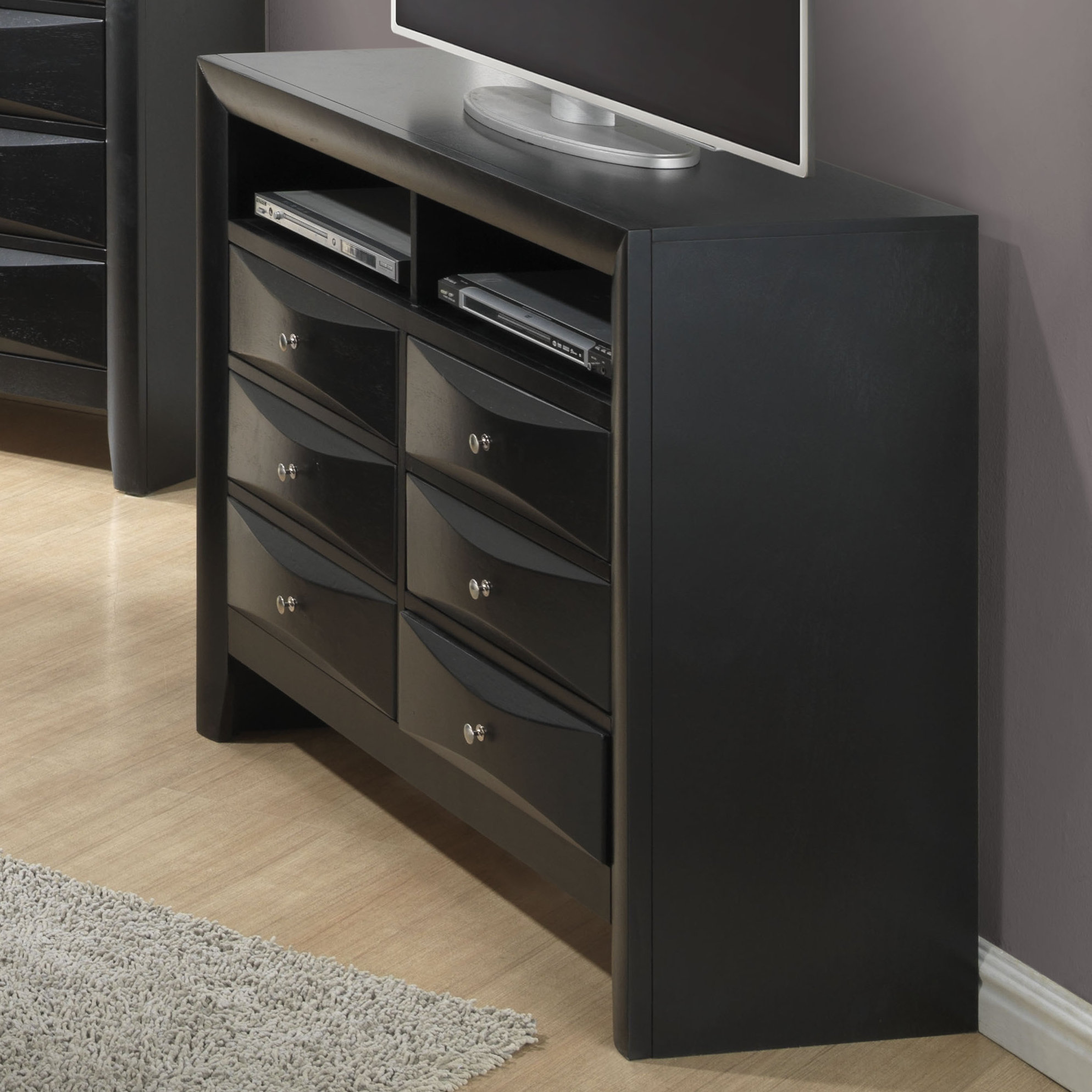 Glory Furniture Gemini 6 Drawer Media Chest & Reviews Wayfair