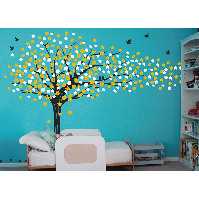 Pop Decors Sakura Tree Wall Decal & Reviews Wayfair