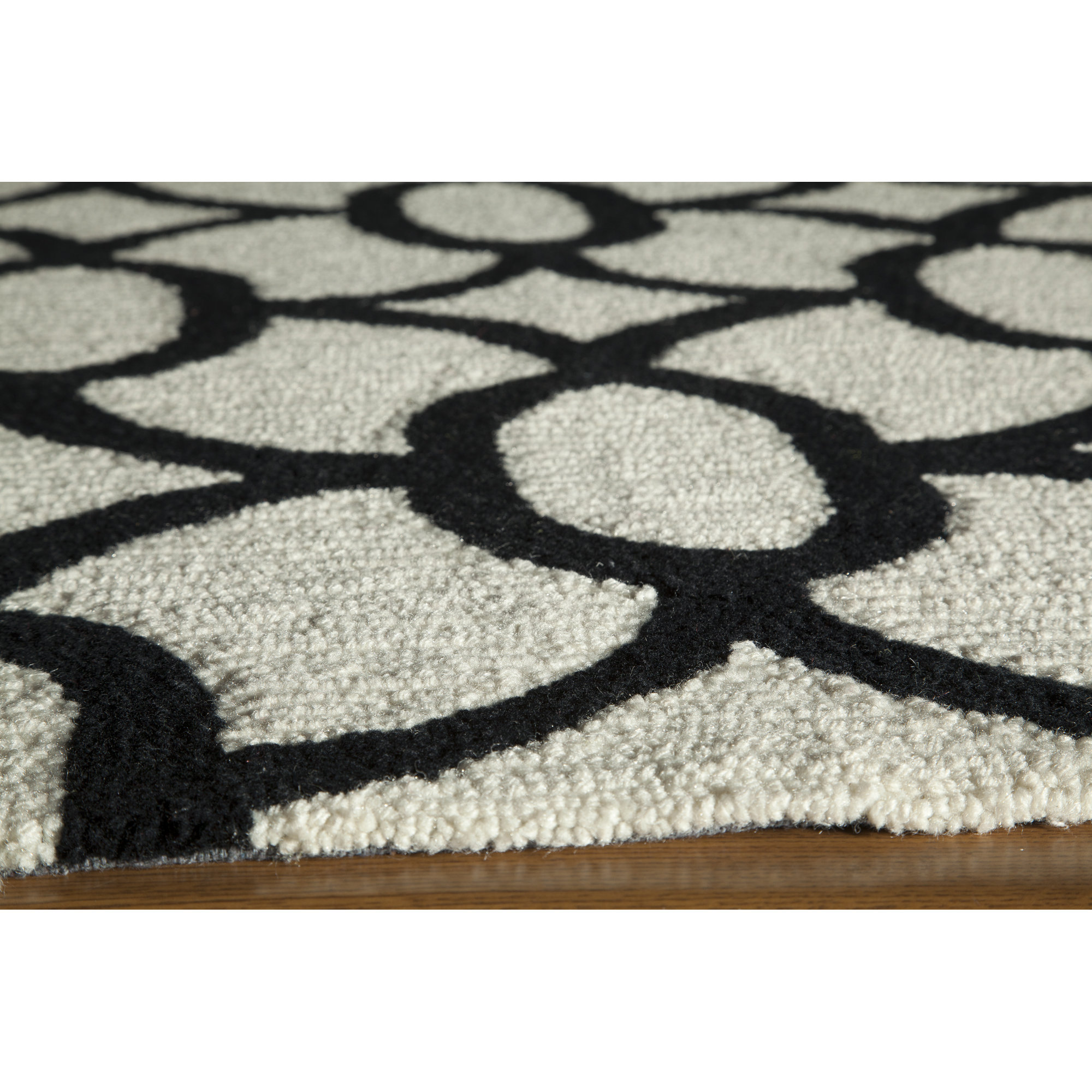 Momeni Geo Black Geometric Area Rug & Reviews Wayfair