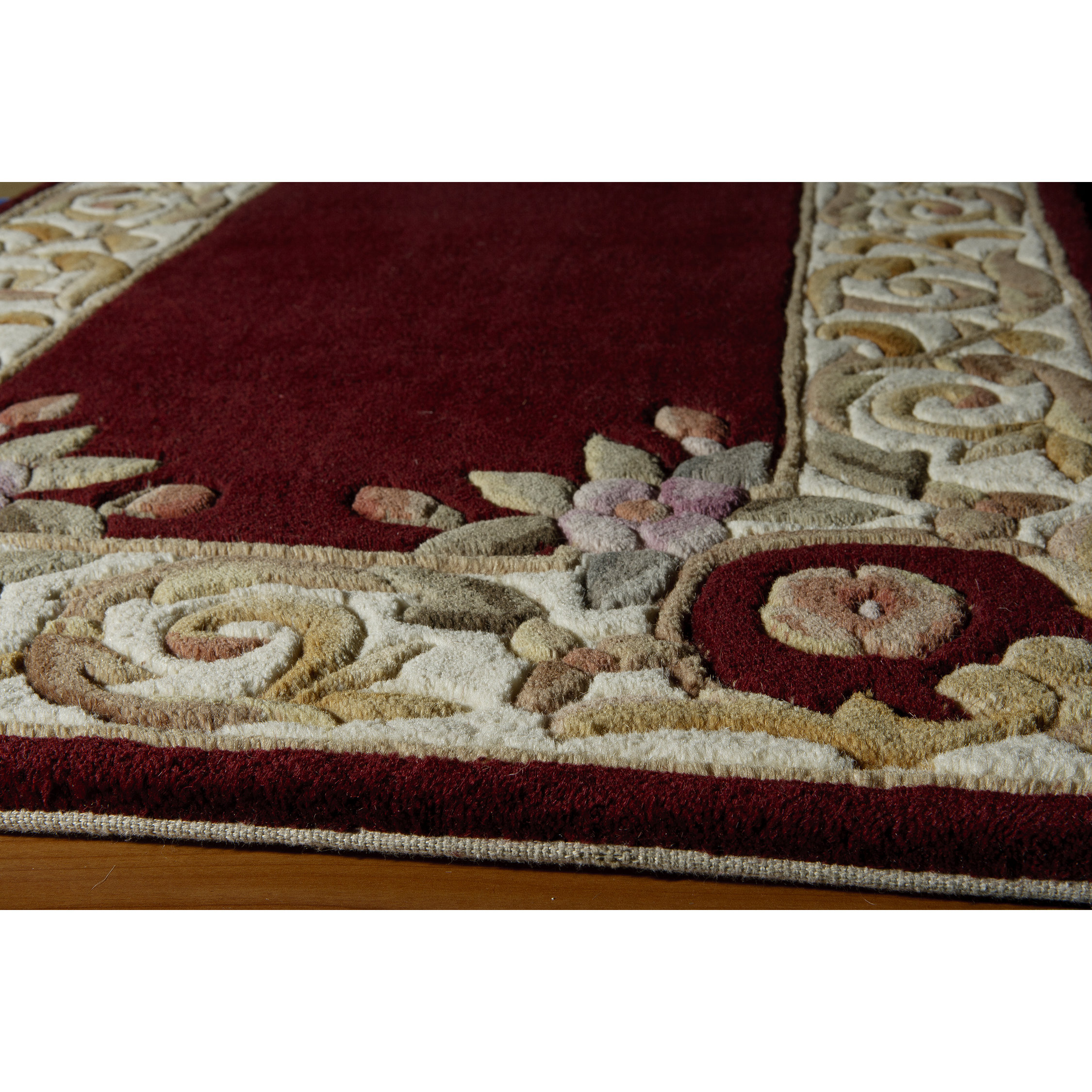 Momeni Harmony Burgundy Floral Area Rug & Reviews Wayfair
