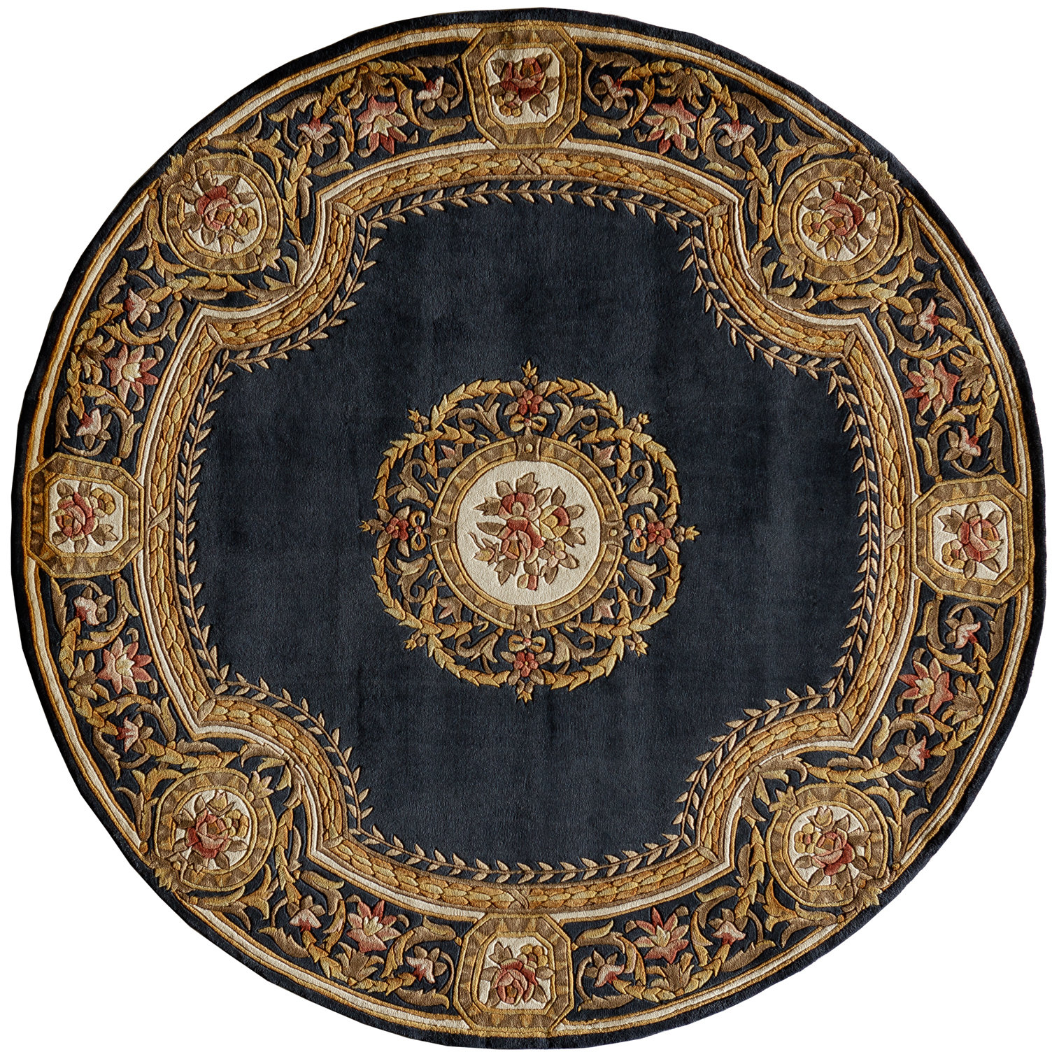 Momeni Harmony HandTufted Dark Blue Area Rug & Reviews Wayfair