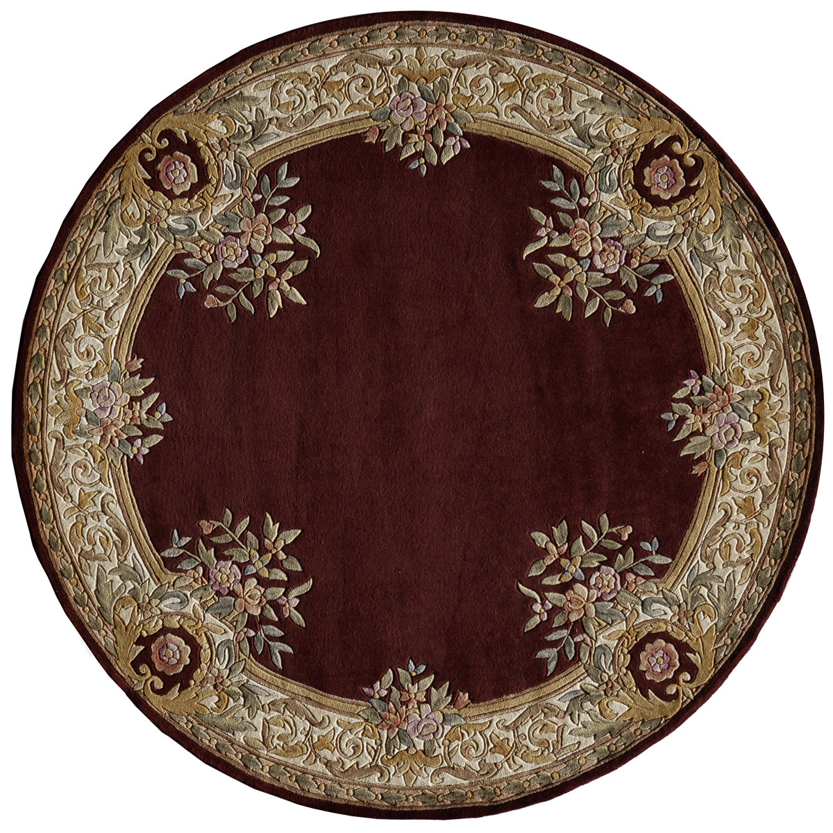 Momeni Harmony Burgundy Floral Area Rug & Reviews Wayfair