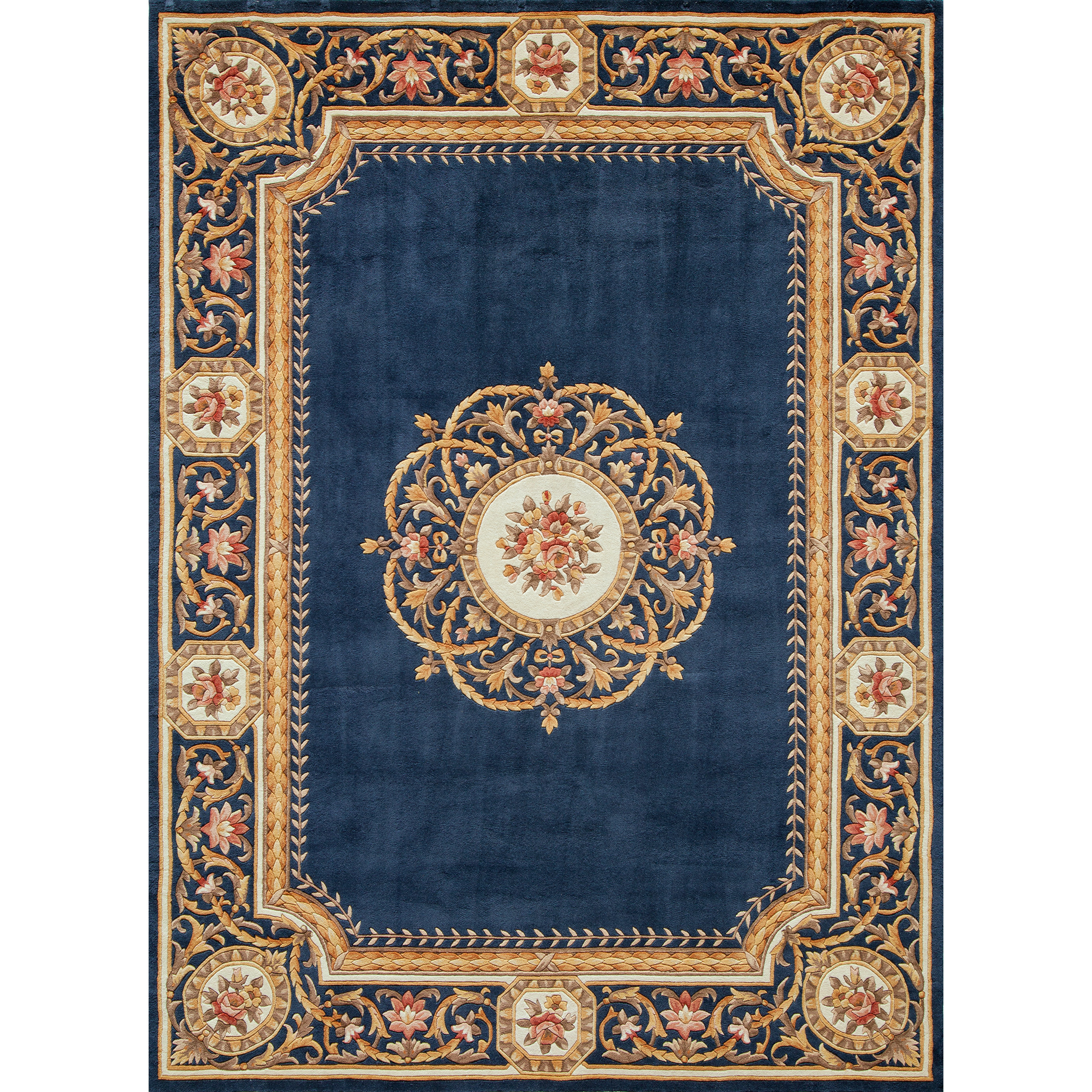 Momeni Harmony HandTufted Dark Blue Area Rug & Reviews Wayfair