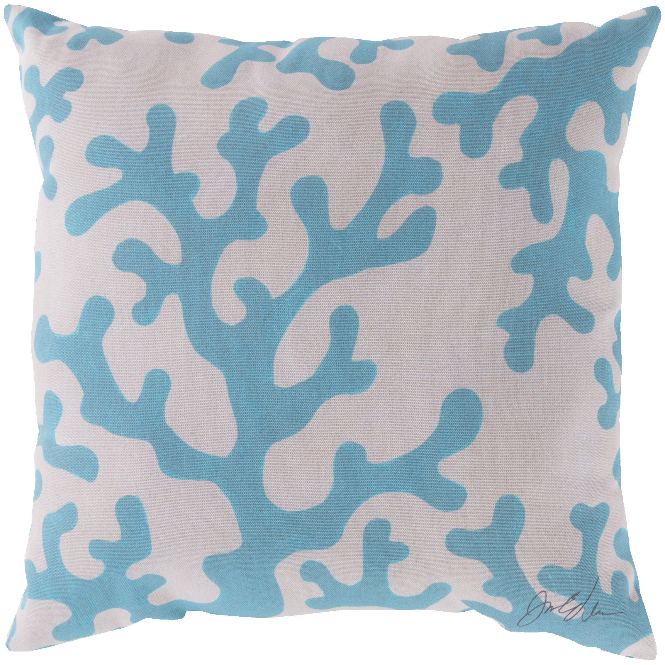 Surya Bethany Coral Throw Pillow & Reviews Wayfair
