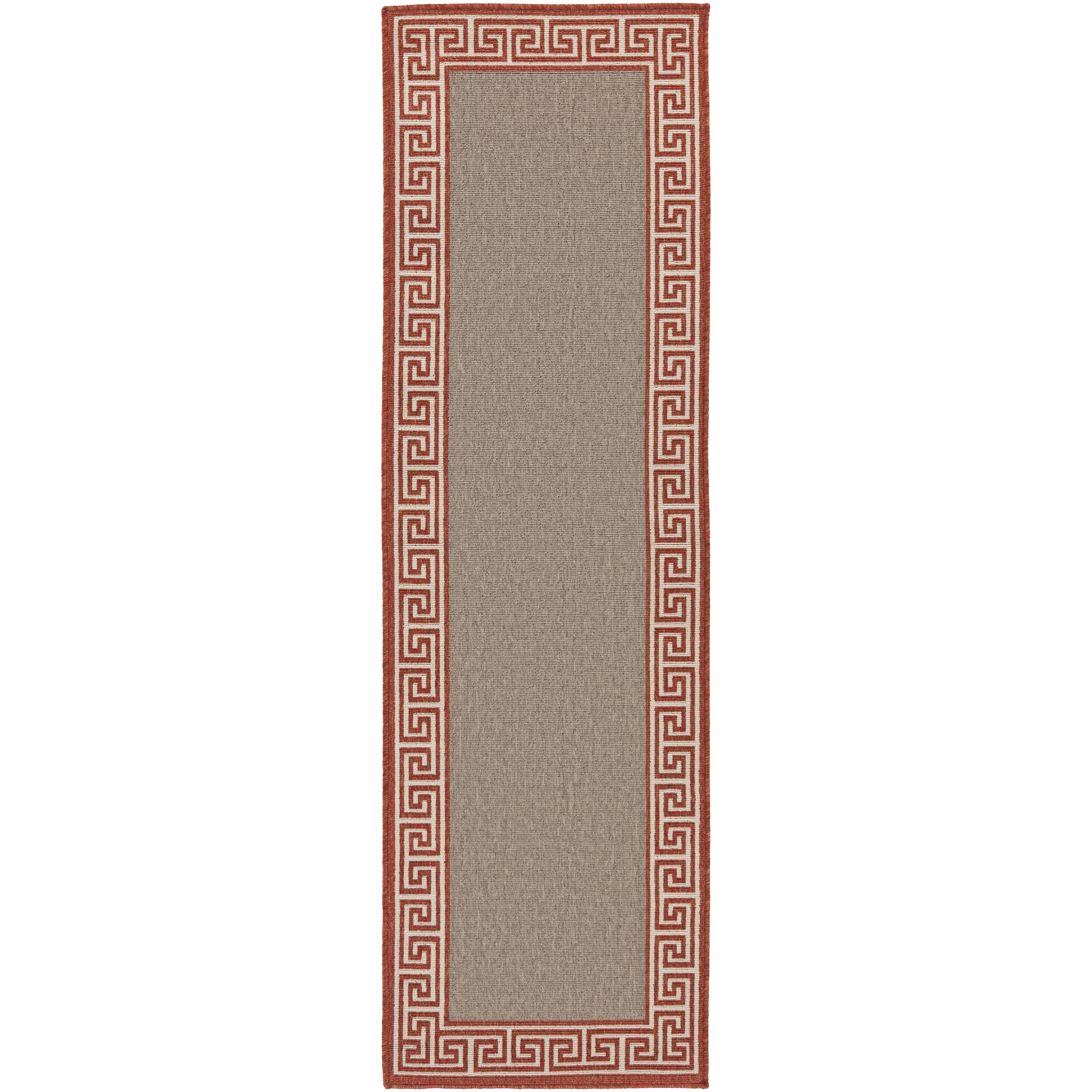 Surya Alfresco Rust/Taupe Area Rug & Reviews Wayfair