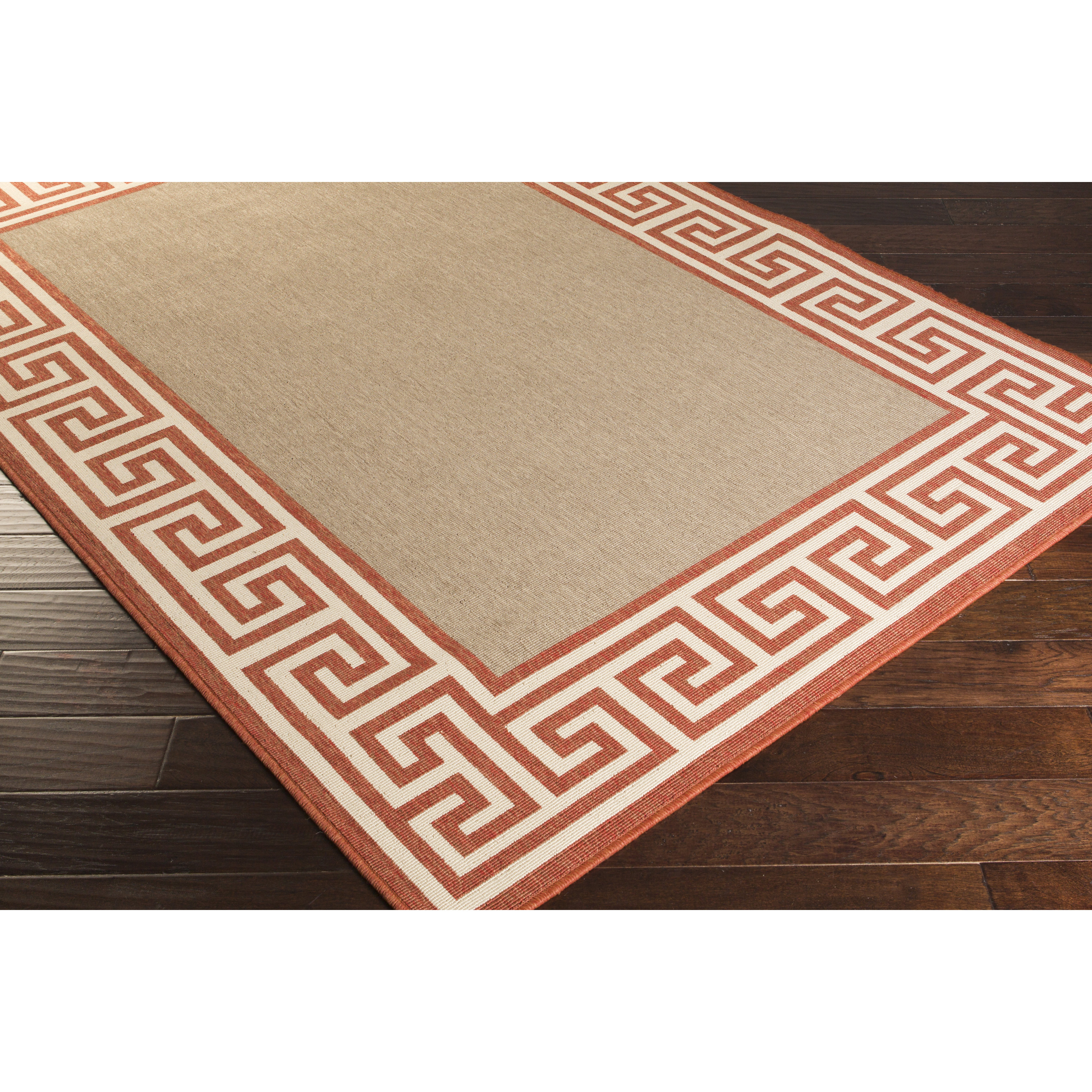 Surya Alfresco Rust/Taupe Area Rug & Reviews Wayfair