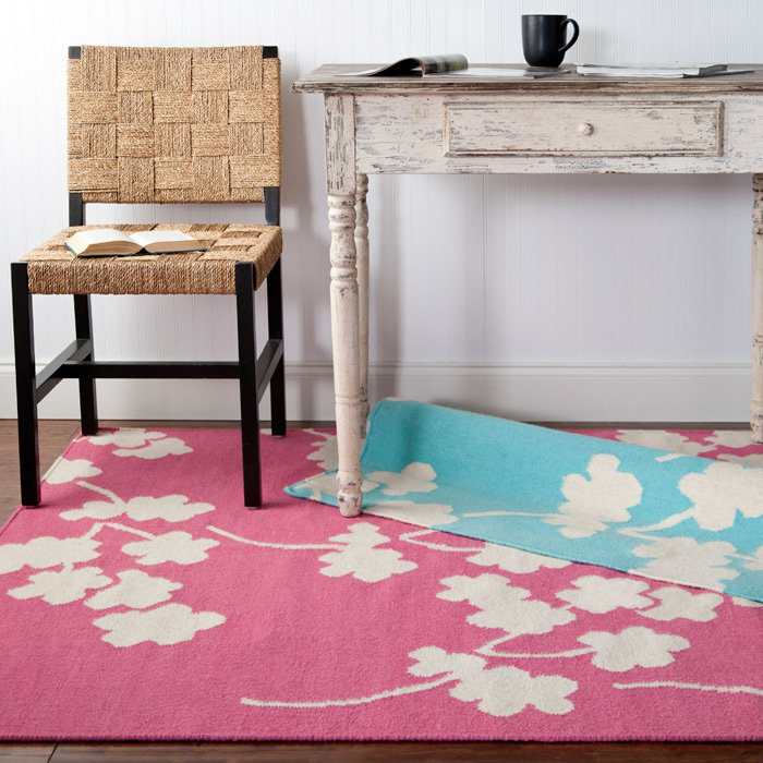 Surya Fallon Flamingo Pink Area Rug & Reviews Wayfair