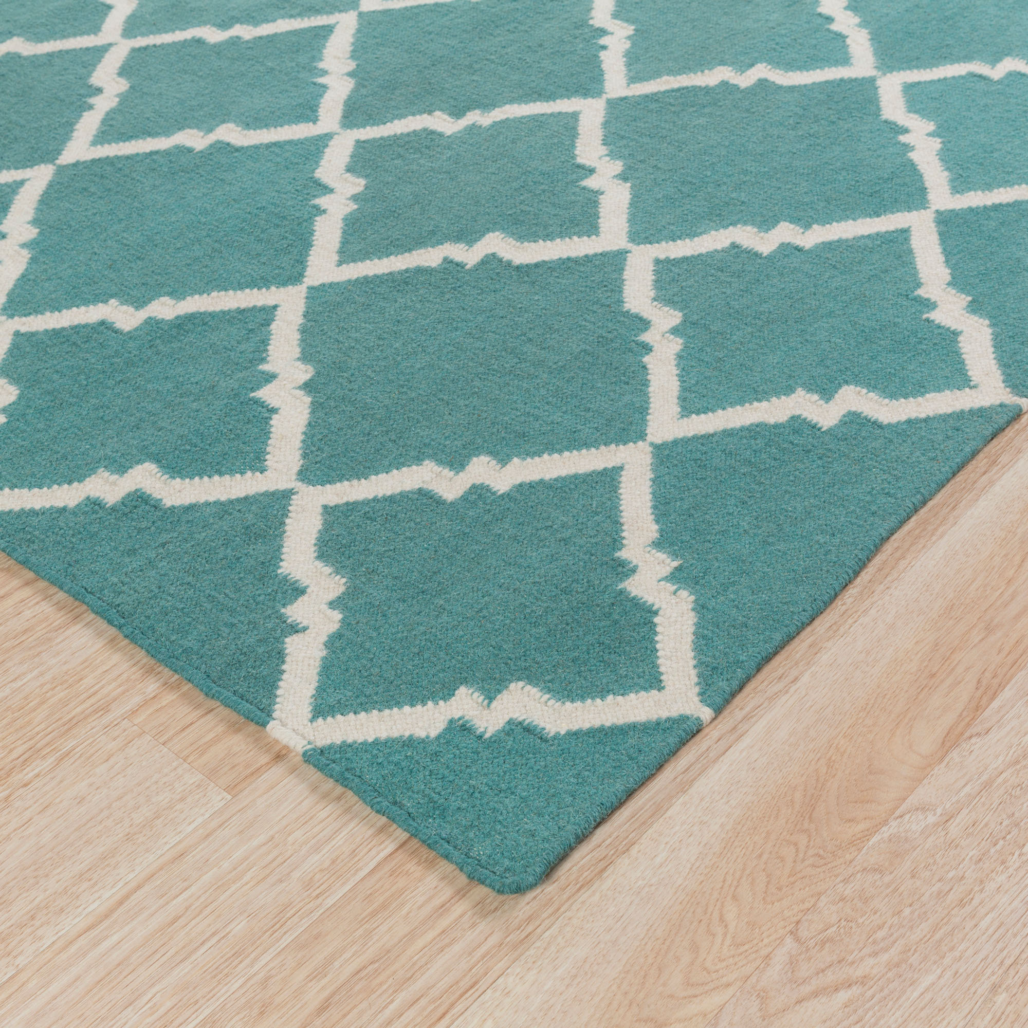 Surya Frontier Dark Robin's Egg Blue / Ivory Area Rug & Reviews Wayfair