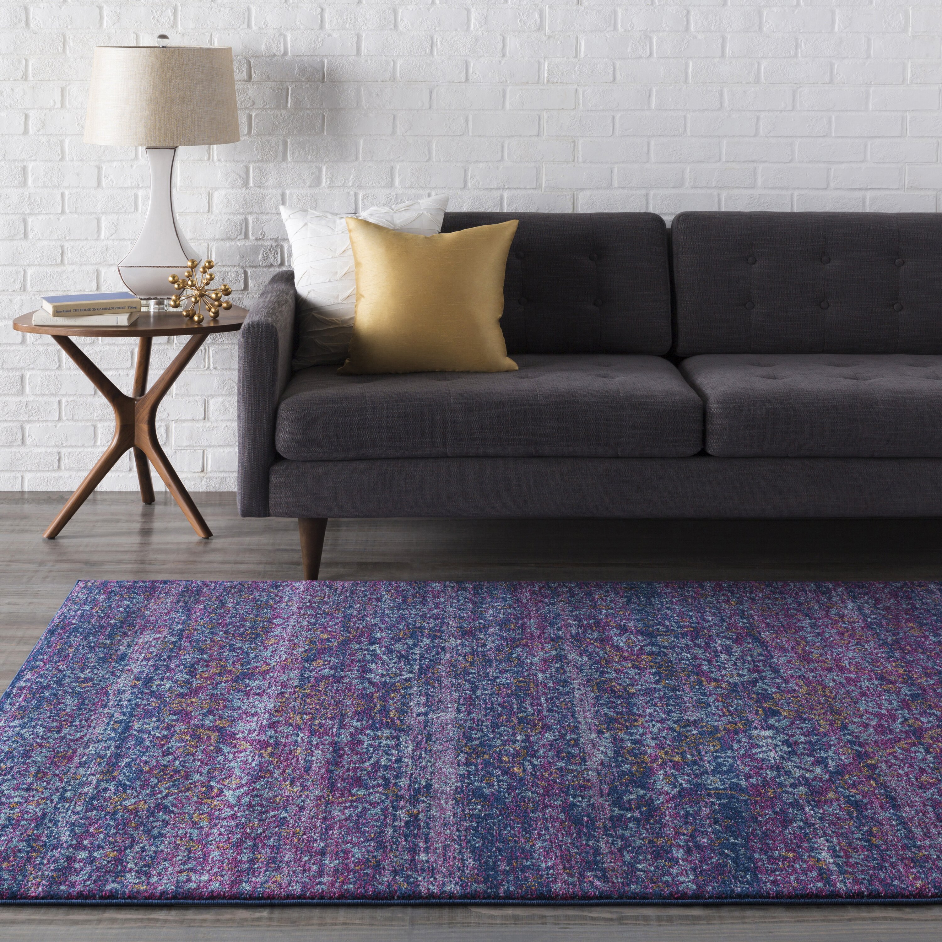 Surya Harput Purple/Blue Area Rug | Wayfair