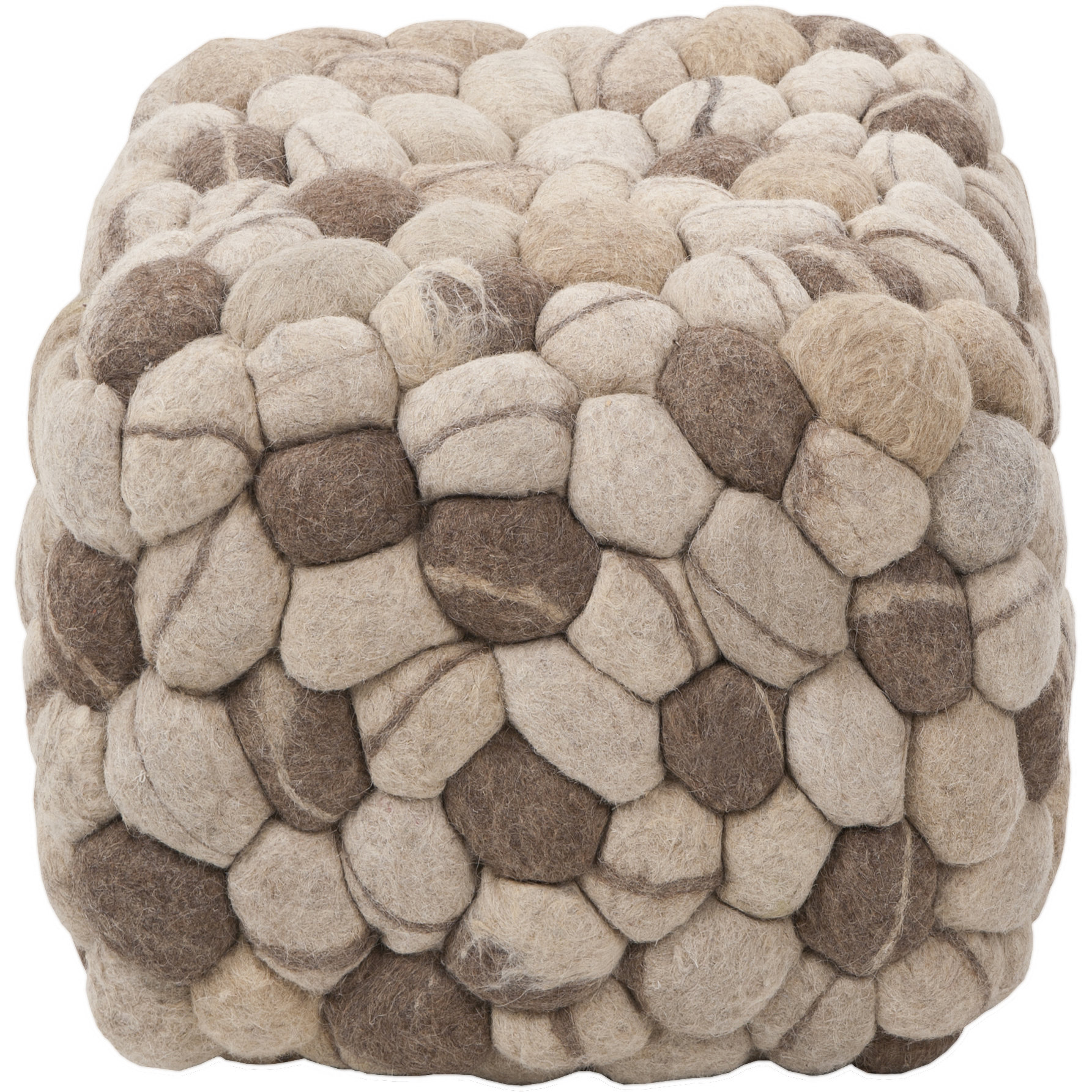 Surya Pouf Cube Ottoman & Reviews Wayfair