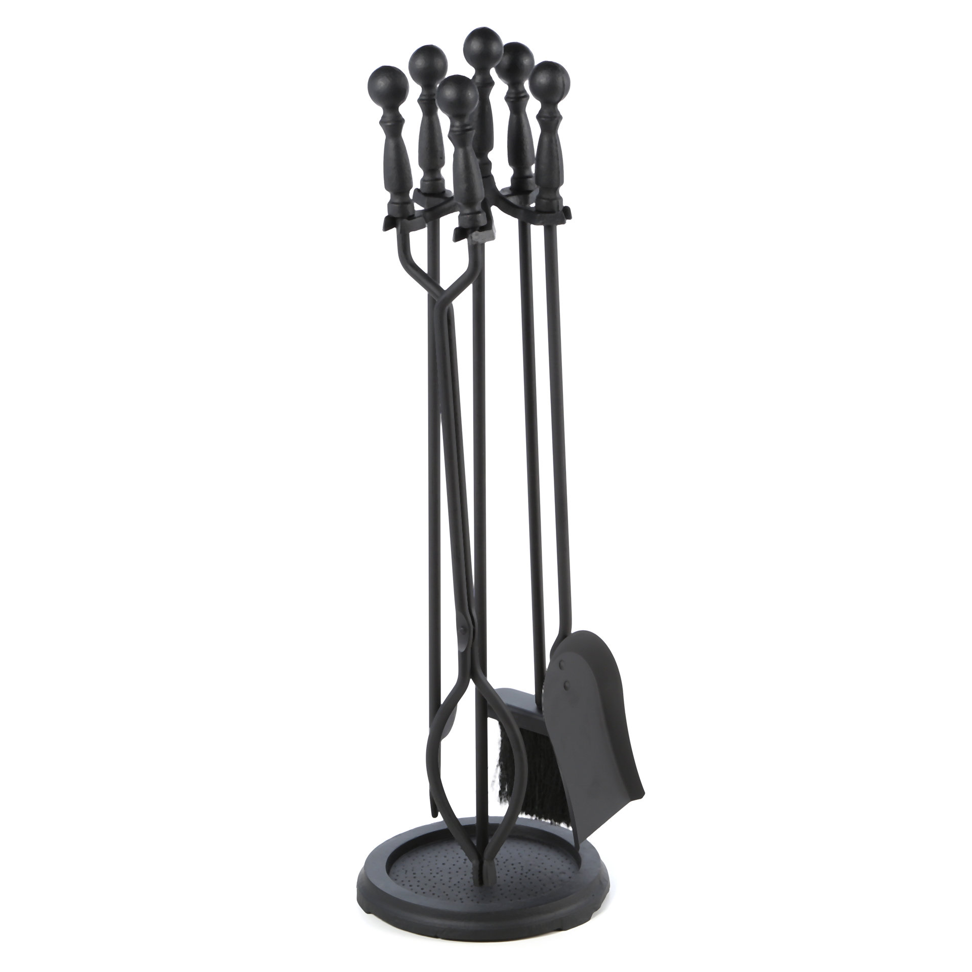 Uniflame 4 Piece Metal Fireplace Tool Set With Stand & Reviews Wayfair