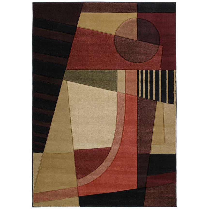 United Weavers of America Contours Urban Angles Red Rug & Reviews Wayfair