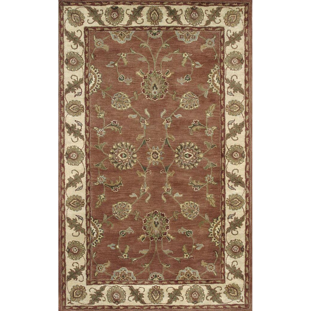 Dynamic Rugs Charisma Adams Rust / Ivory Area Rug | Wayfair