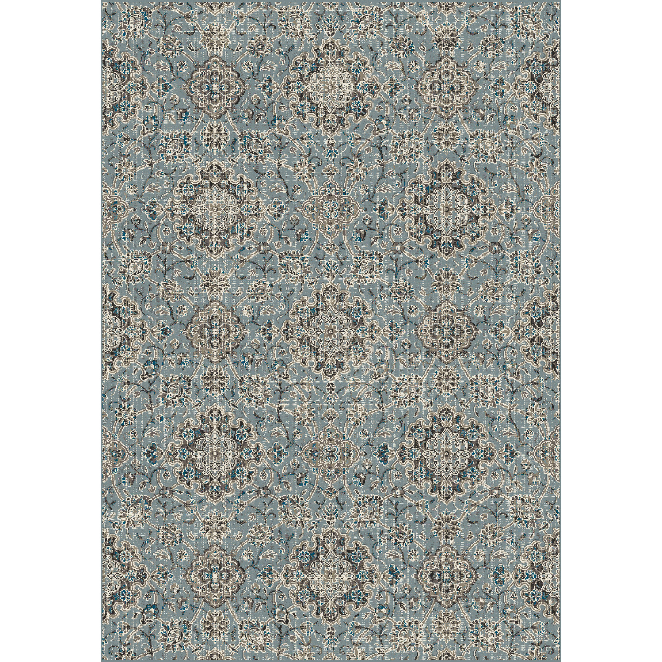 Dynamic Rugs Regal Blue/Taupe Area Rug Wayfair
