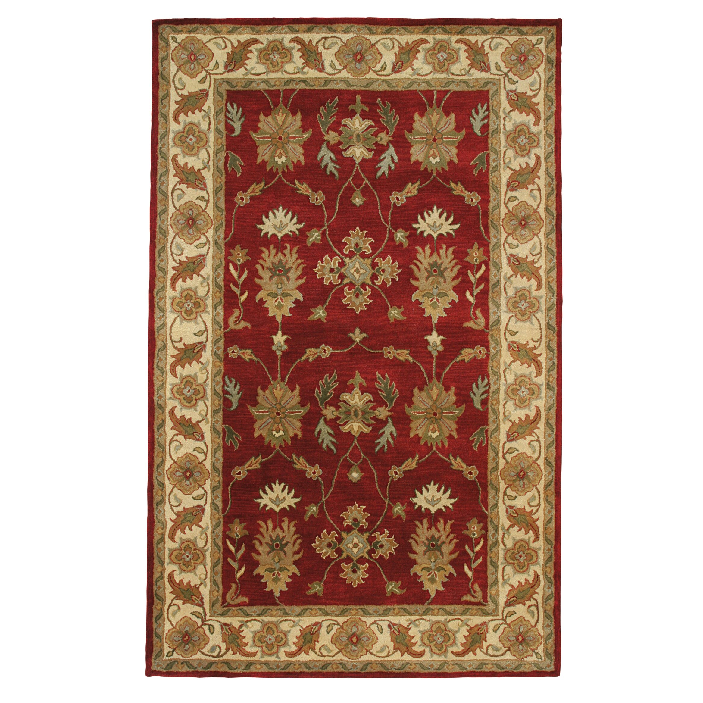 Dynamic Rugs Charisma Parson Red / Ivory Area Rug | Wayfair