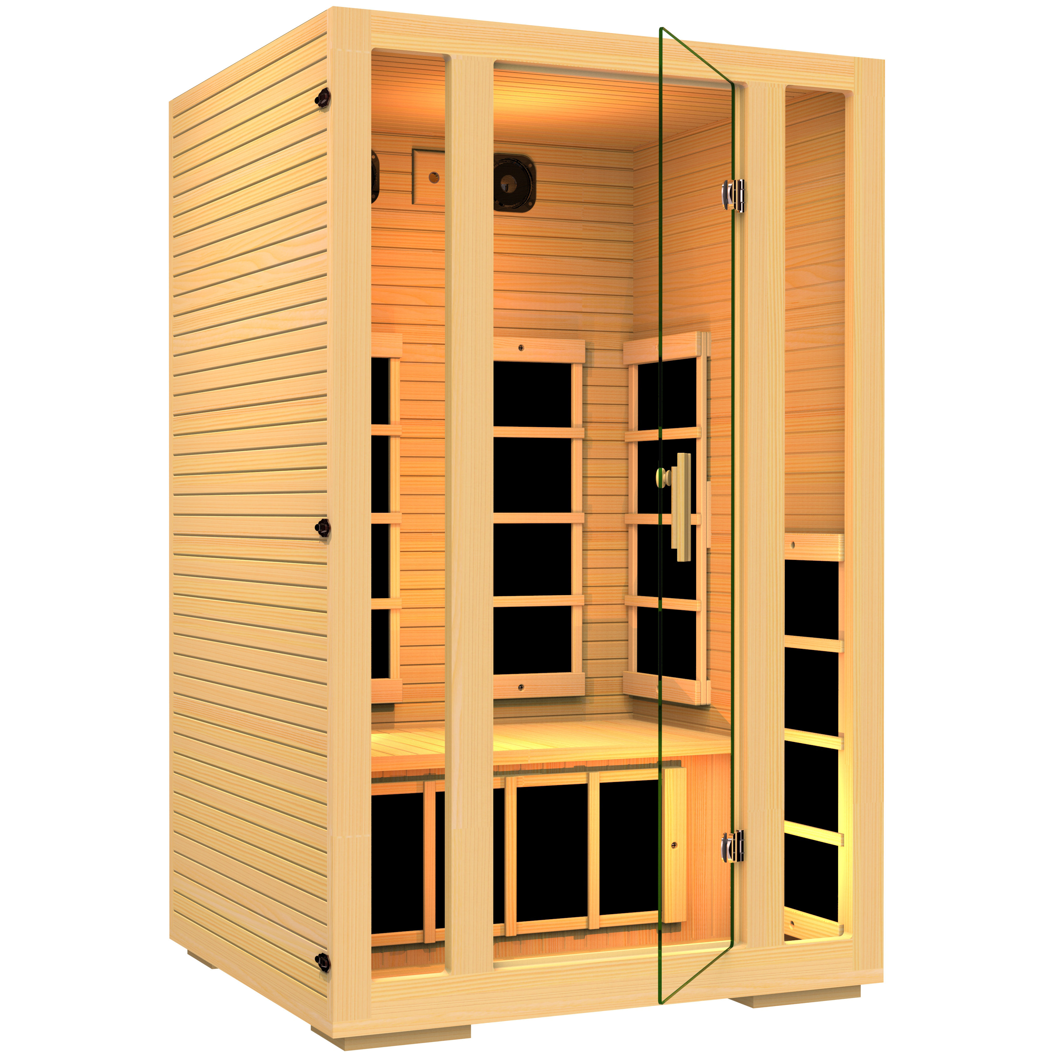 JNH Lifestyles Joyous 2 Person Carbon FAR Infrared Sauna Reviews   JNH Lifestyles Joyous 2 Person Carbon FAR Infrared Sauna MG201HBN 